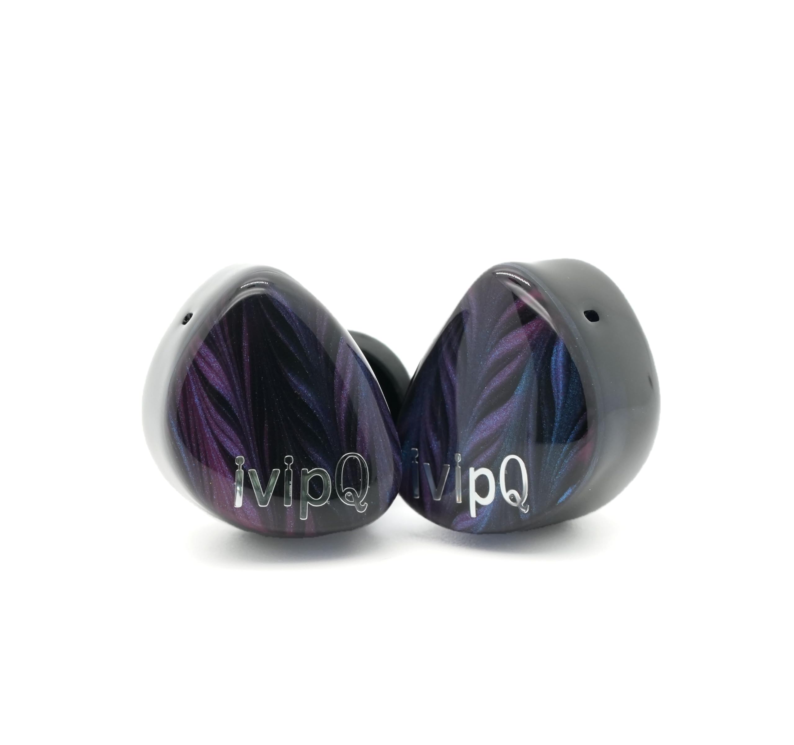 ivipQ HIFI有線インイヤーヘッドフォンは、1DD 10mmユニット、3.5mmステレオプラグ、着脱式ケーブル、オンイヤー設計で、プロ用HIFI機器、スマートフォン、PCに適しています(マイクなし)