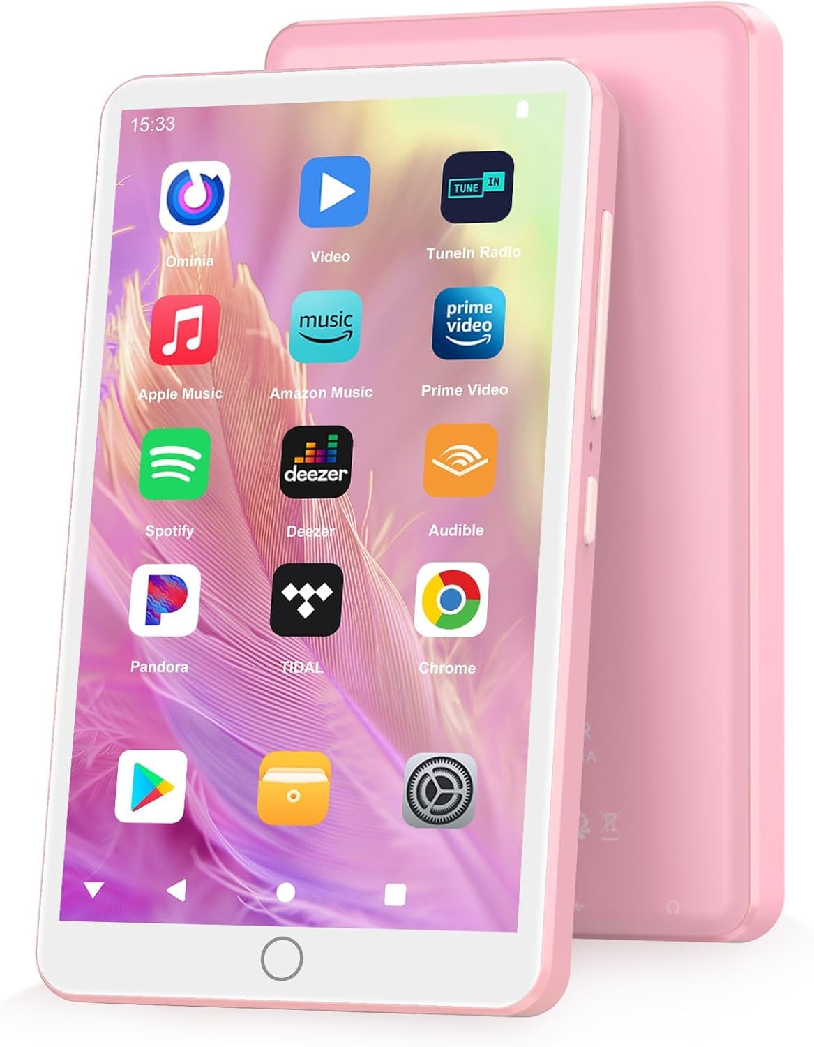 4インチ MP3プレーヤー 144GB Android 13 mp3プレーヤー Bluetooth WiFi搭載 2000mAhバッテリー APPダウンロード可能 動画再生 録音 FMラジオ 車載Bluetooth対応 ピンク|湖南オンライン