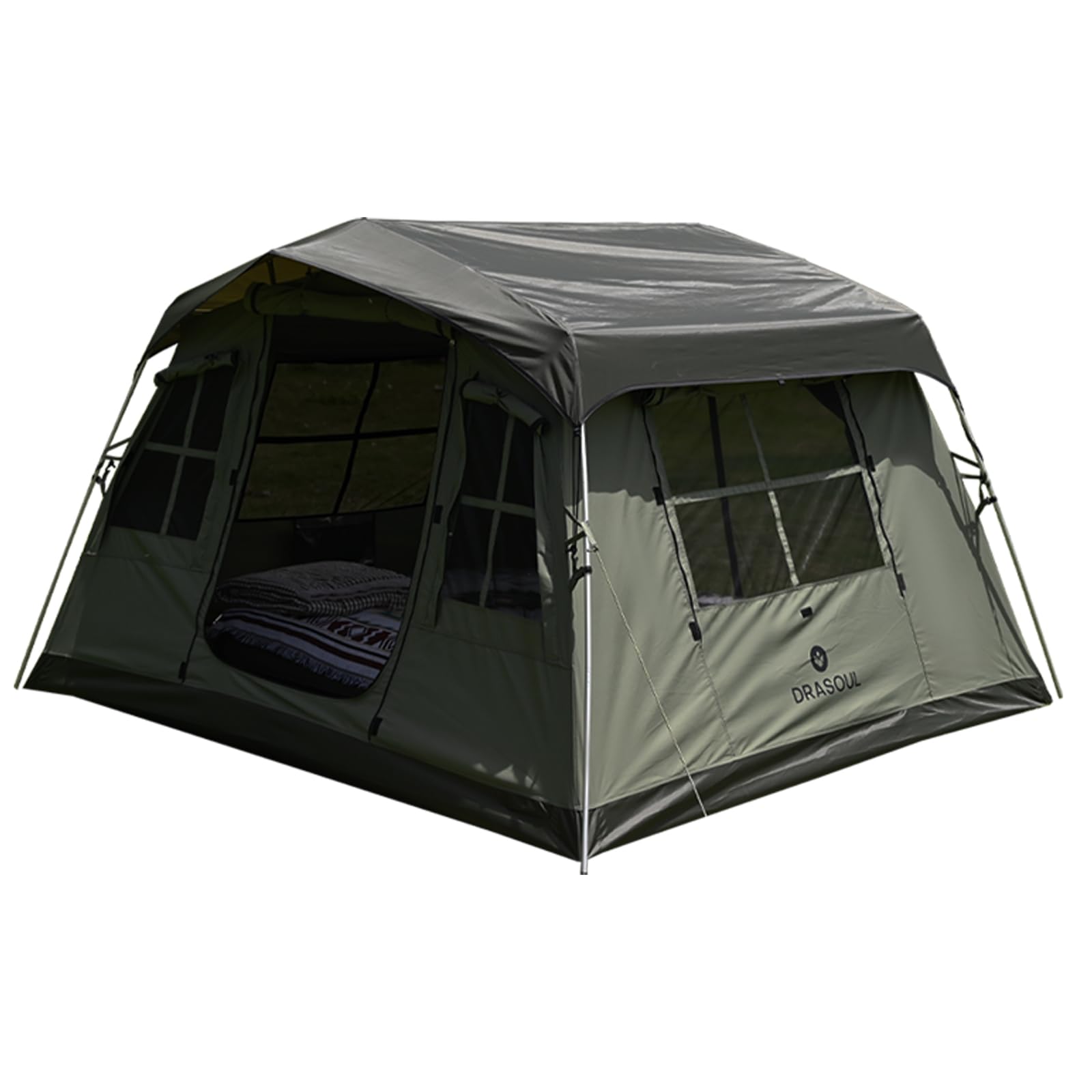 楽天市場】テント 大型 ドームテント 5〜6人用 幅270 奥行270 高さ180