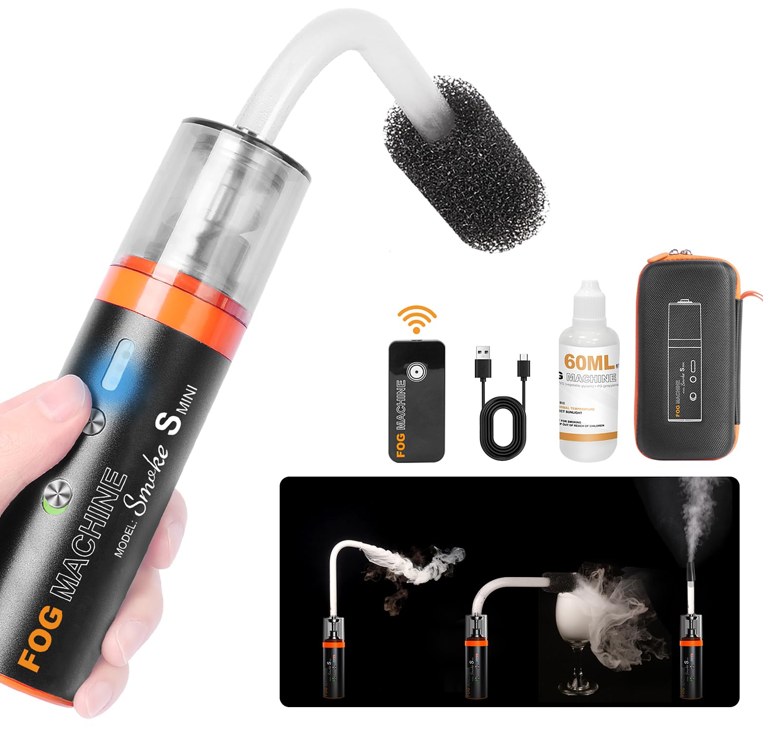 楽天市場】LENSGO ポータブルフォグマシン SMOKE S MINI,ハンドヘルド