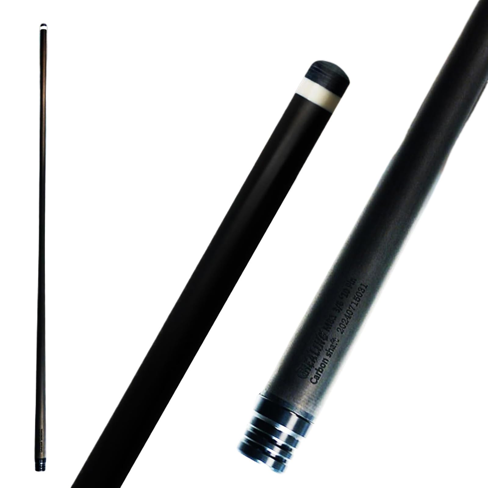 29 インチ ビリヤードキュー前肢 73.7cm カーボン単軸シャフト 低偏転 12.5mm/11.8mm/13mm 115g ステンレス製ジョイント 軽量 交換用 （ブラック）｜湖南オンライン