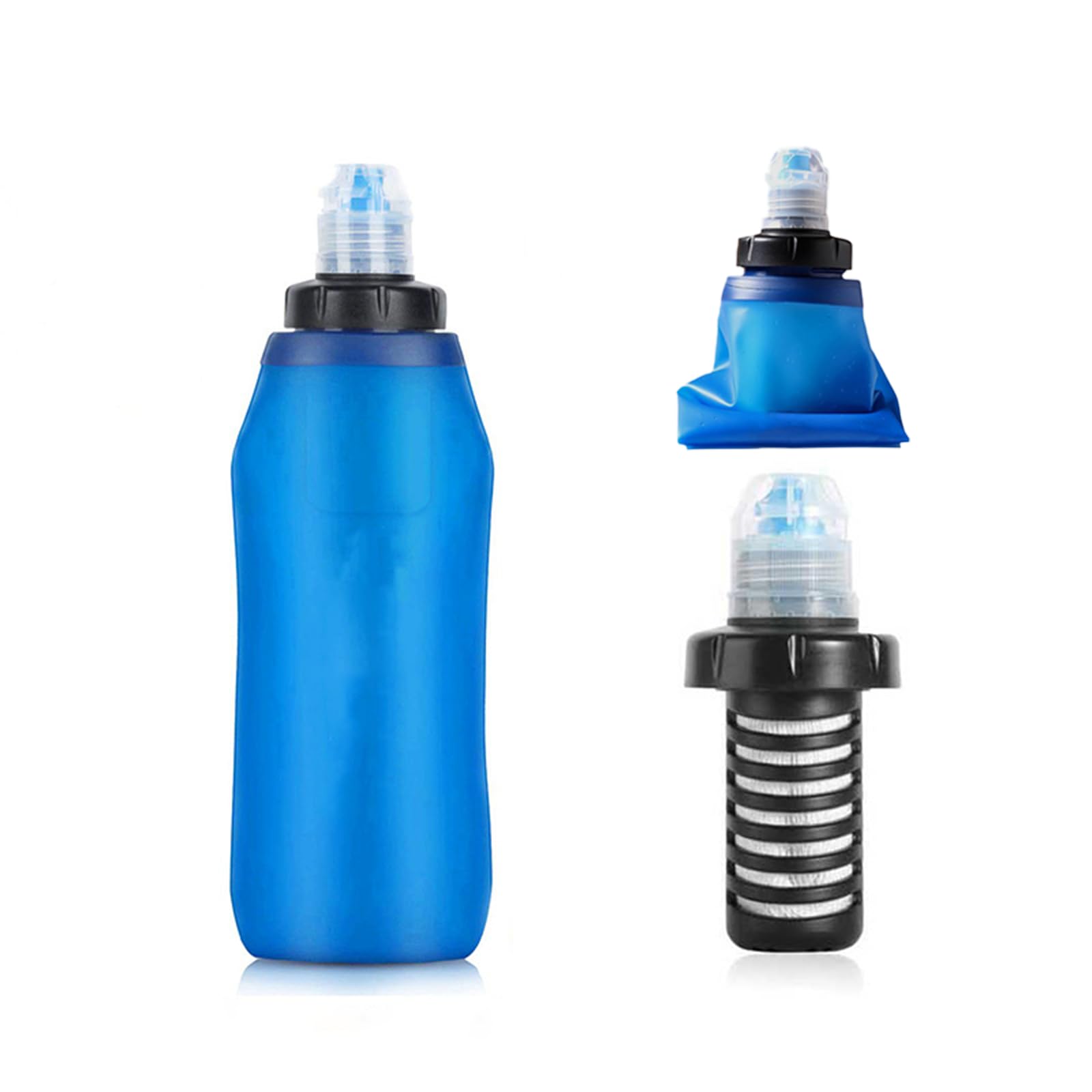 【防災士推奨】携帯浄水器 浄水ボトル-浄水器 災害 携帯浄水器 日本製 浄水器 アウトドア 泥水を飲み水に変える 細菌除去 防災用浄水器 濾過器 浄水器 携帯 濾過器 飲み水 再利用可能 折り畳み可能 軽量コンパクト 登山/旅行/出張/地震/防災用 600 5,660円