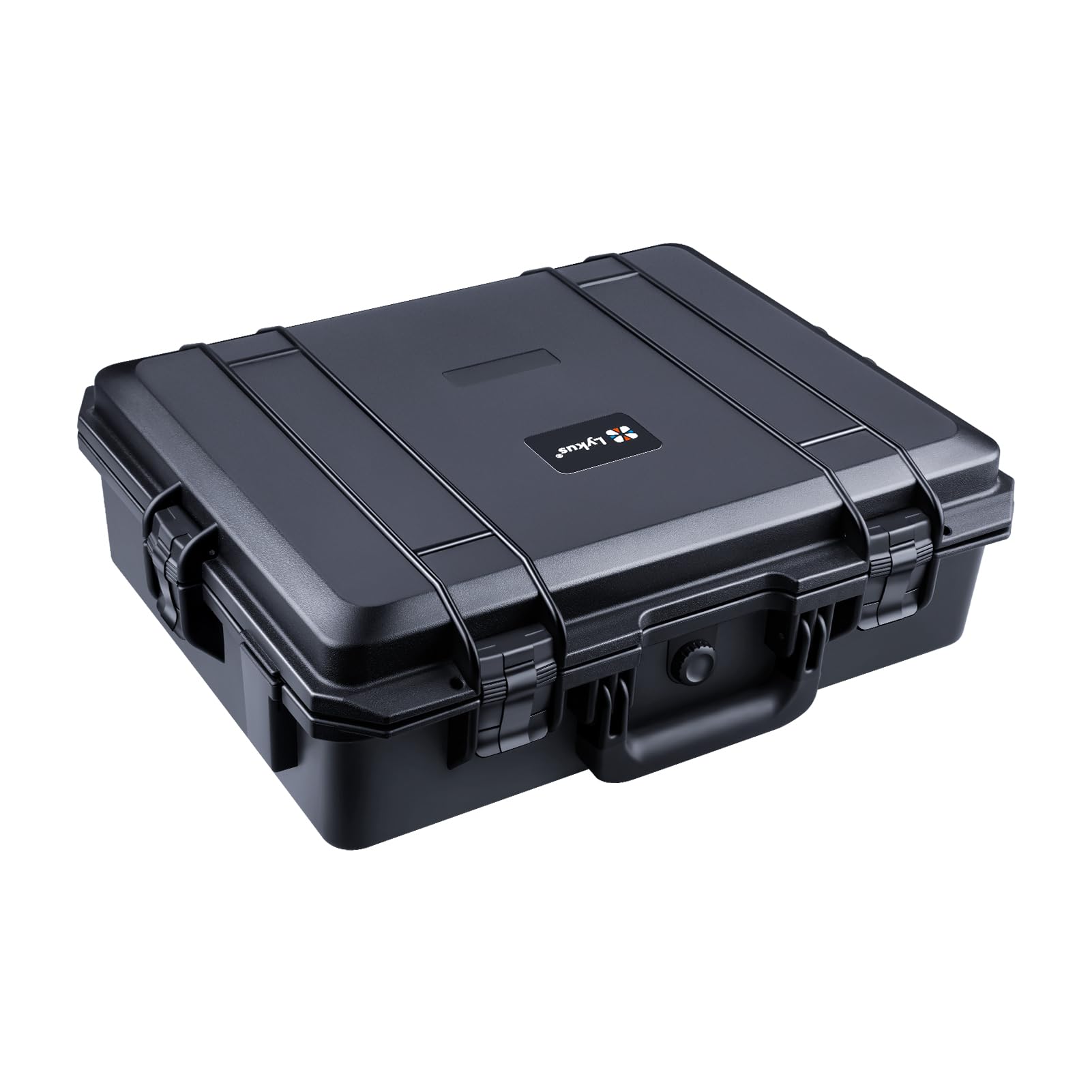 Lykus HC-5010 防水ハードケース 格子状カットスポンジが内蔵 内寸:50x40x16.5cm ラップトップ、小型ドローン、ビデオカメラ、アクションカメラなどに適用|湖南オンライン