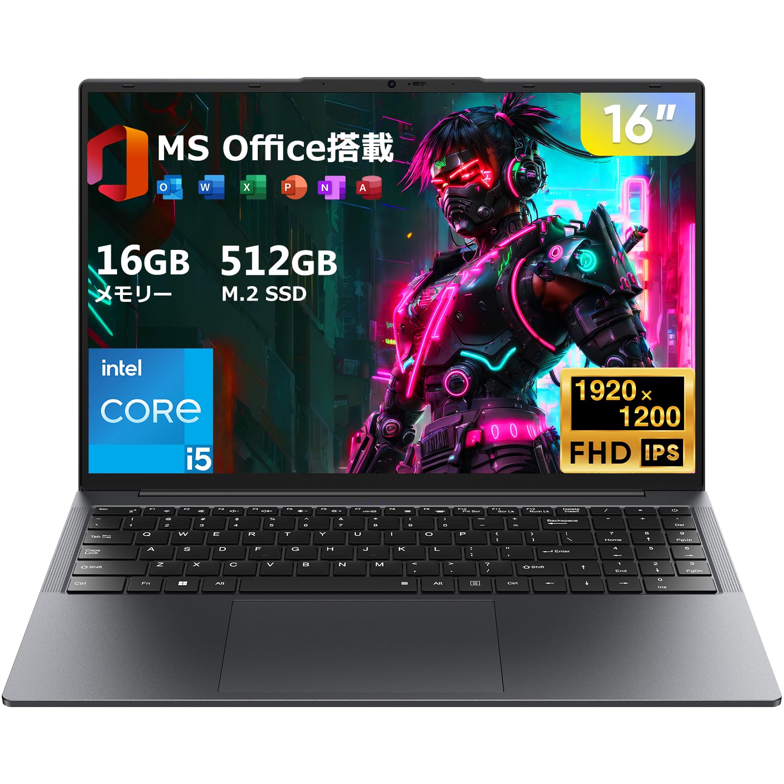 楽天市場】Eyy ノートパソコン Office 搭載 15.6型 Core m3-8100Y 16GB