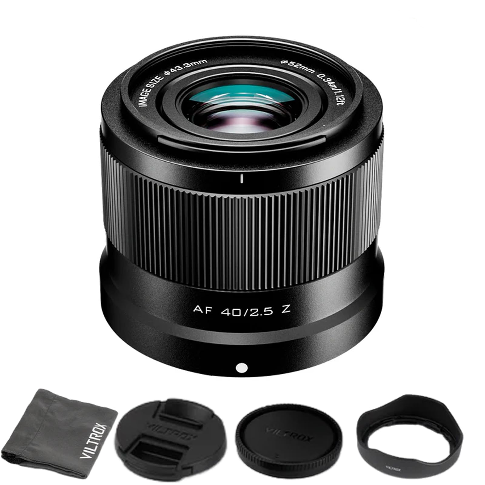 VILTROX AF 40mm F2.5レンズ フルサイズ カメラ レンズ Nikon Zマウント用大絞り オートレンズ