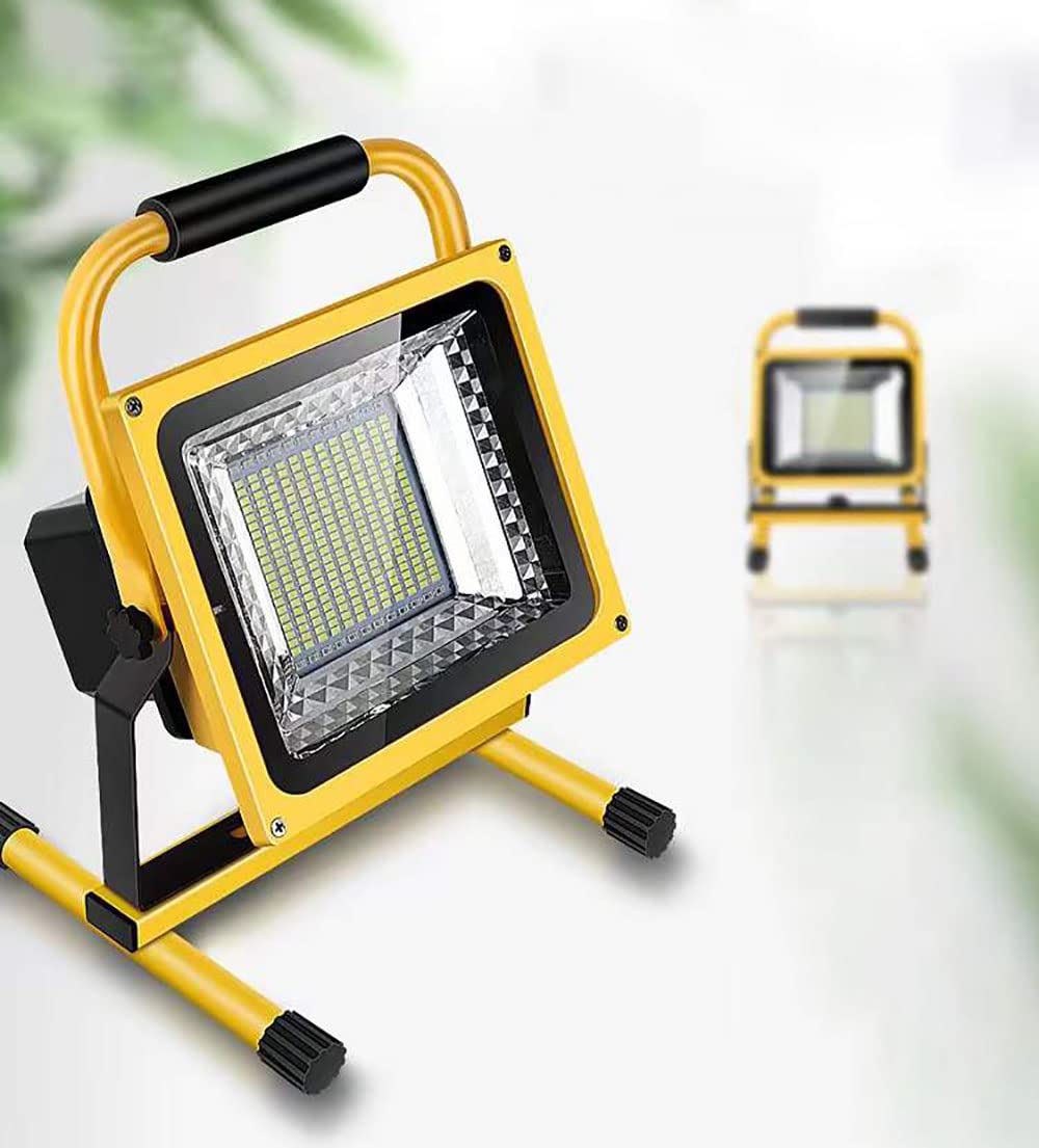 LED投光器 800W 充電式 ポータブル投光器 作業灯 ABS素材 IP65防水15600mAh 6モード 携帯充電 防災対策 看板灯 非常灯 集魚 夜釣り 車載応急 夜間作業 工事現など