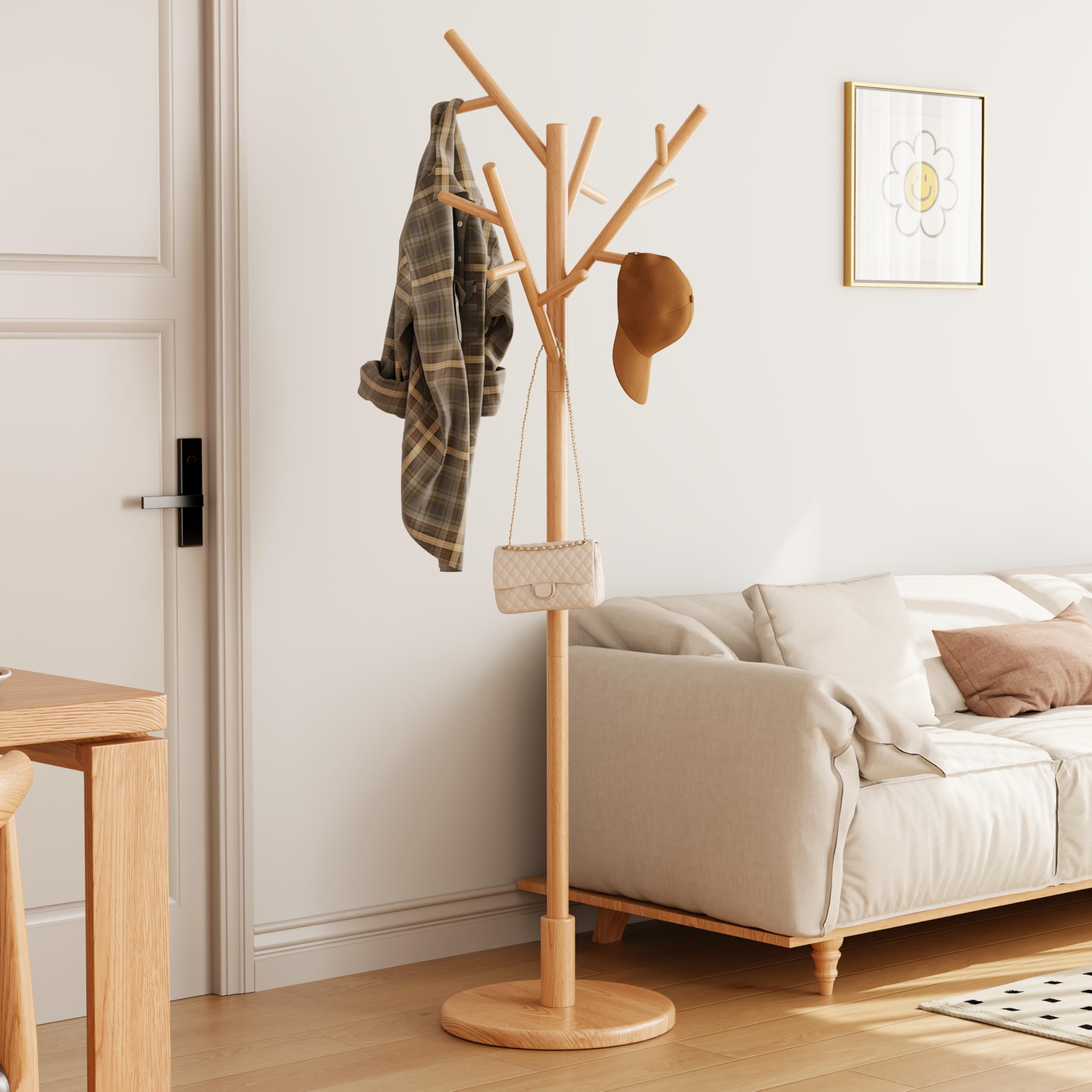 楽天市場】Mangowood サイドテーブル 木製 キャスター付き おしゃれ