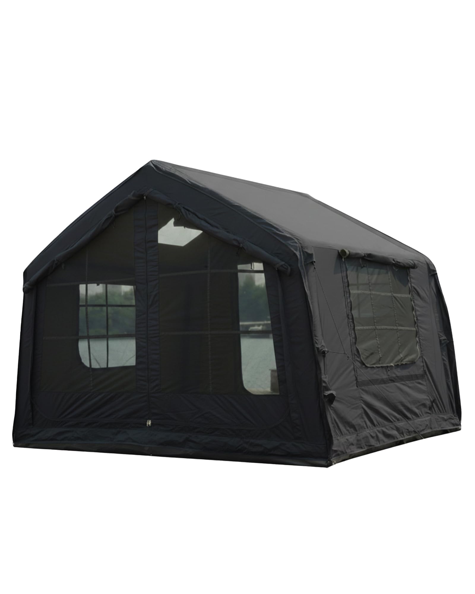 GOTENTIFY エアーテント インフレータブルテント TCポリコットン 軍幕風 グリーン ロッジ型 小屋型 煙突穴 簡単設営 4シーズン対応 メッシュ窓 通気性 4~5人用 ファミリーキャンプ ソロ・デュオキャンプ アウトドア 収納袋・ペグ・ポンプ付き｜湖南オンライン 83,083円