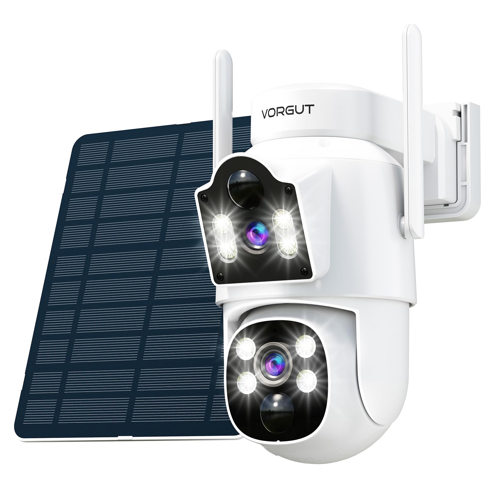 楽天市場】【2025 Wi-Fi不要】 VORGUT 防犯カメラ 屋外 ソーラー 400万