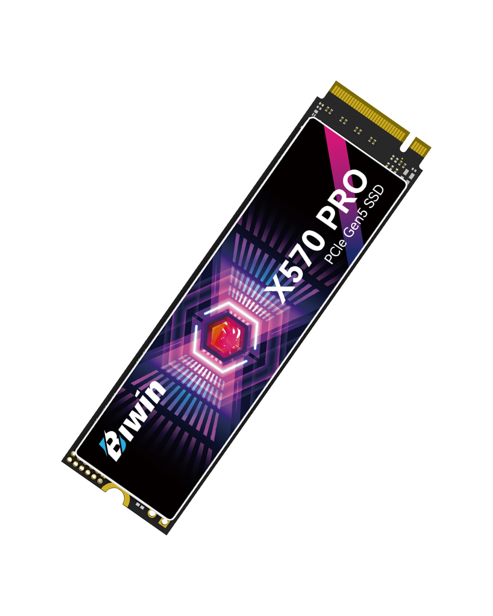 Biwin X570 PRO 4TB SSD Gen5×4 最大読込：14000MB/s NVMe2.0 M.2 Type 2280 PCIe 内蔵SSD 6nmプロセス 低消費電力 高耐久 メーカー5年保証