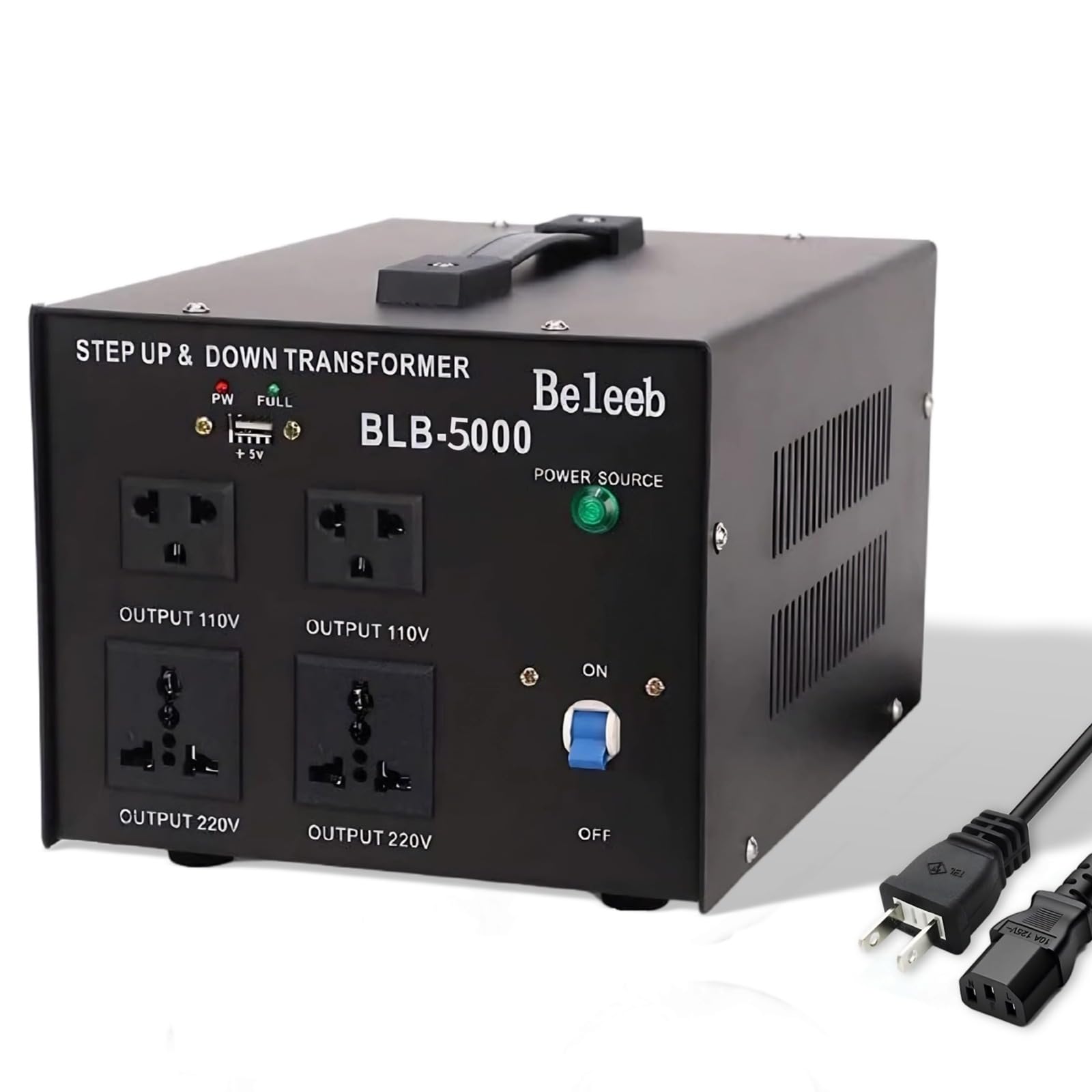 変圧器 5000VA 昇圧機 100v/110v to 220v-240v 230v/220v to 110v/100v AC ステップアップトランス ステップダウンstep up step down transformer 昇圧トランス voltage ｜湖南オンライン 13,797円