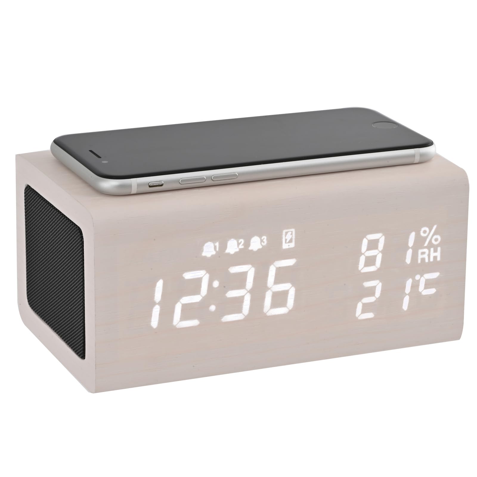 楽天市場】目覚まし時計 めざまし時計 スピーカー Bluetooth5.0 Qi