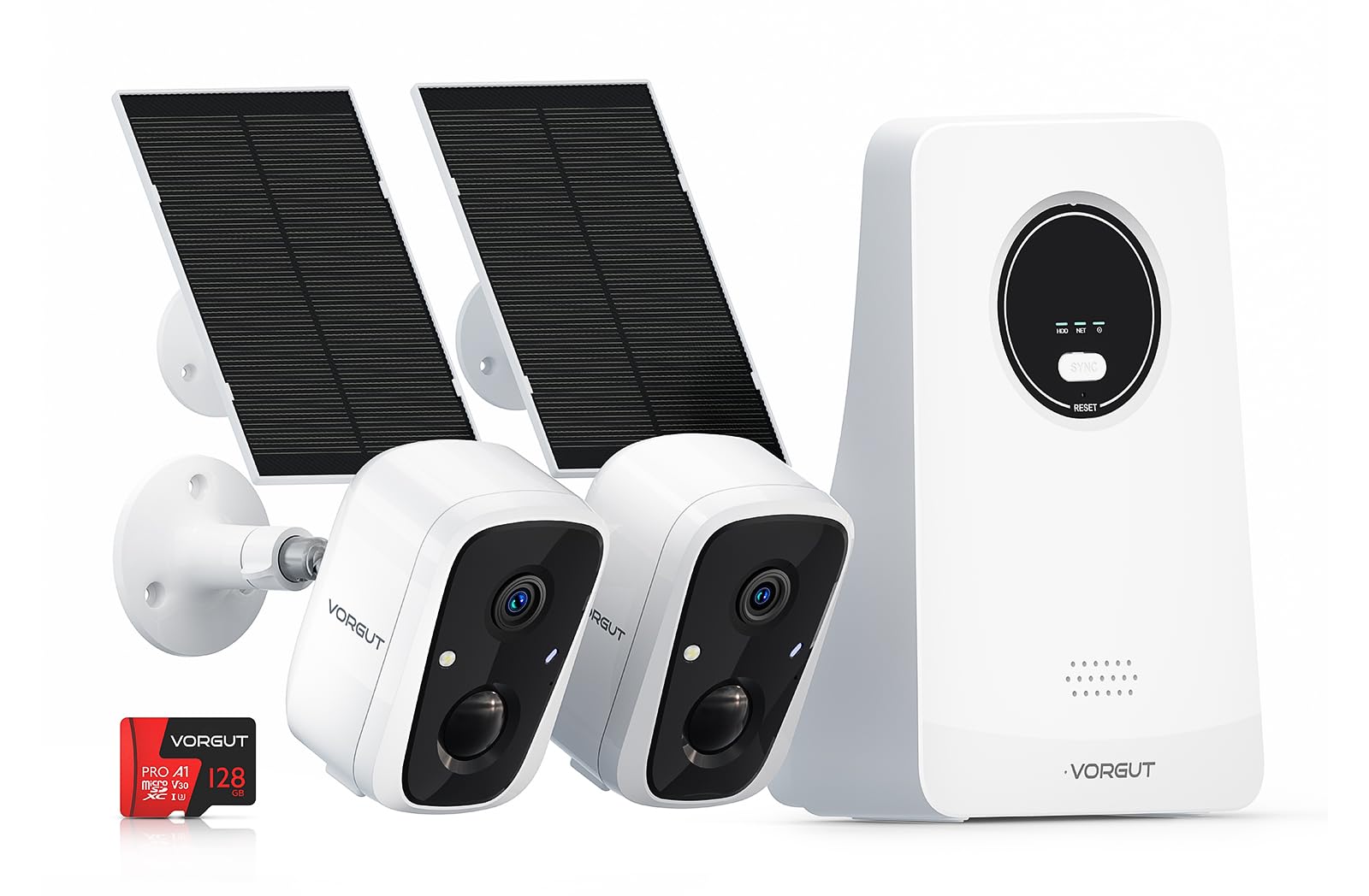 楽天市場】【2025 Wi-Fi不要】 VORGUT 防犯カメラ 屋外 ソーラー 400万