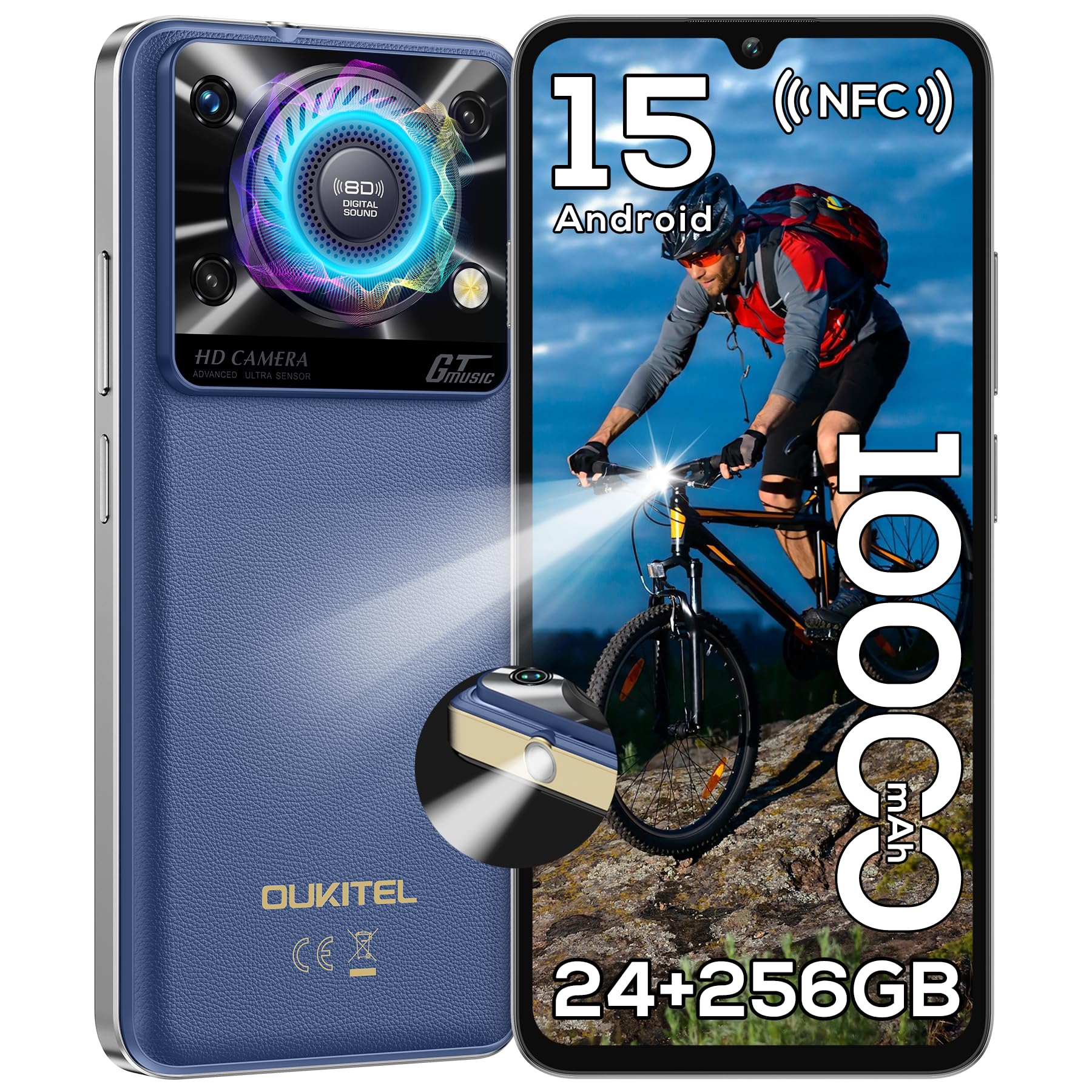 楽天市場】OUKITEL C61 Pro SIMフリー スマホ 24GB RAM+256GB ROM