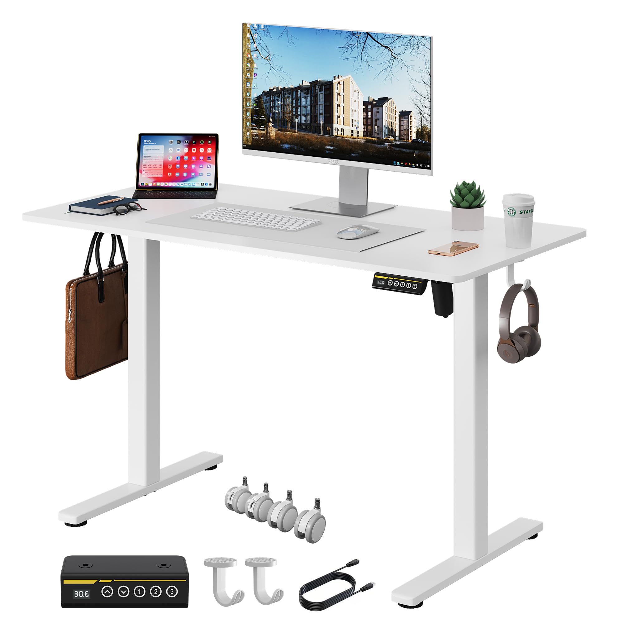 楽天市場】Gamork電動スタンディングデスク高さ調整70CM-118CM