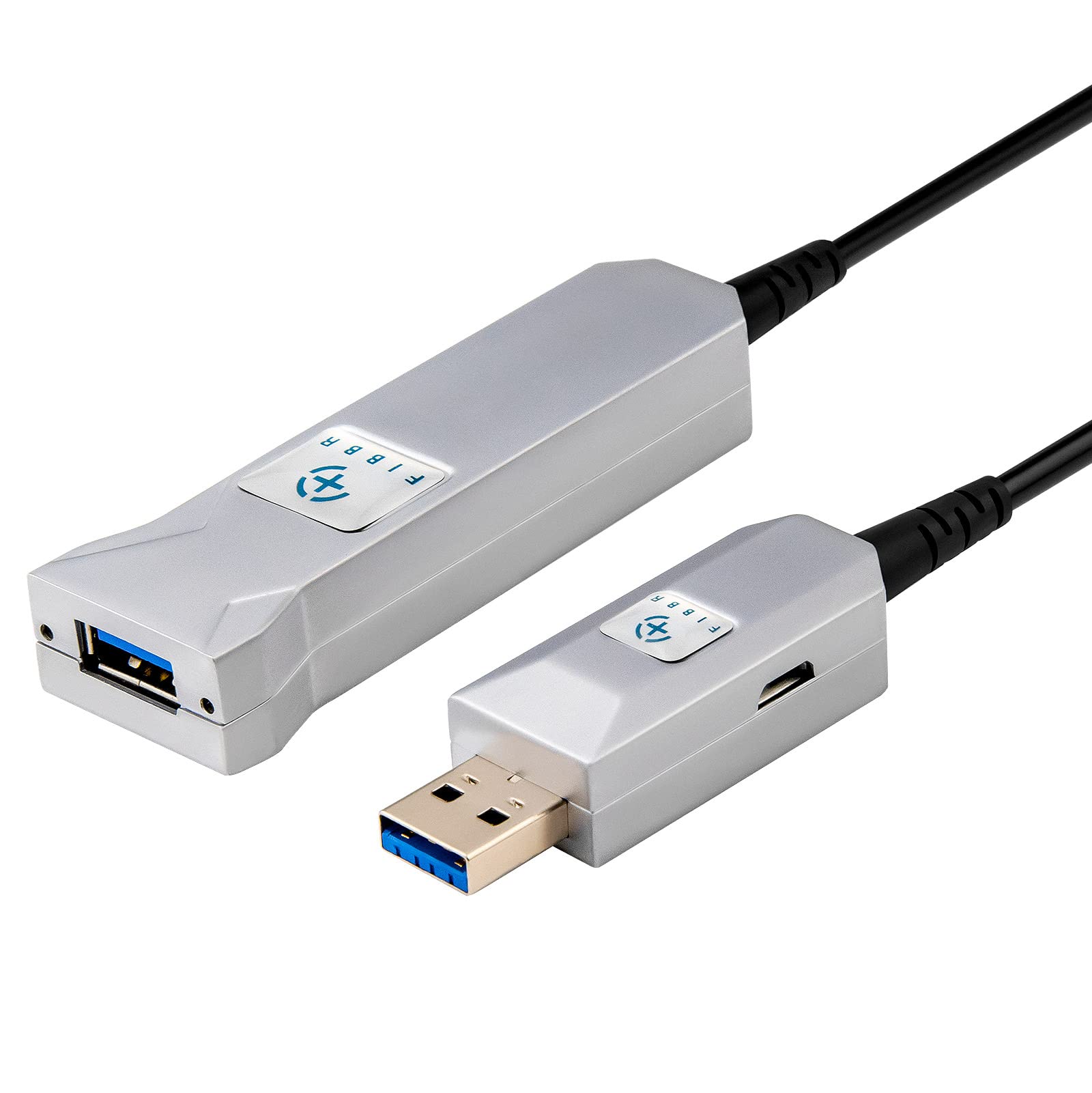 FIBBR 超ロング USB 3.0 延長ケーブル タイプ A オス - メス、10M 高速 5Gbps データ転送エクステンダー コード、プレイステーション、プリンター、ディスプレイ、ハード ドライブ、ウェブカメラ用 USB 3.0 光ファイバー ケーブ 26,100円