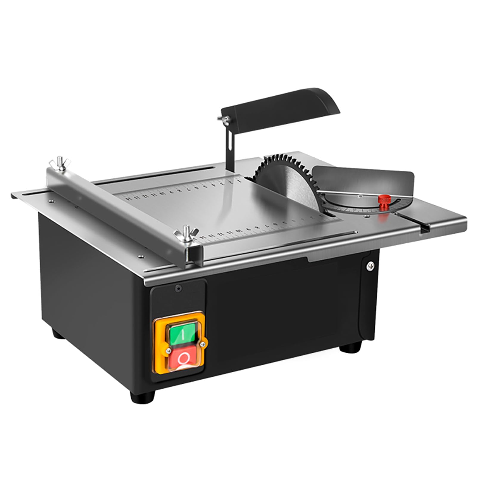 Snsowed 2500W 木工装飾テーブルソー 新しくアップグレードされたステンレススチールテーブルトップ、角度定規と調節可能なバッキング付き｜湖南オンライン