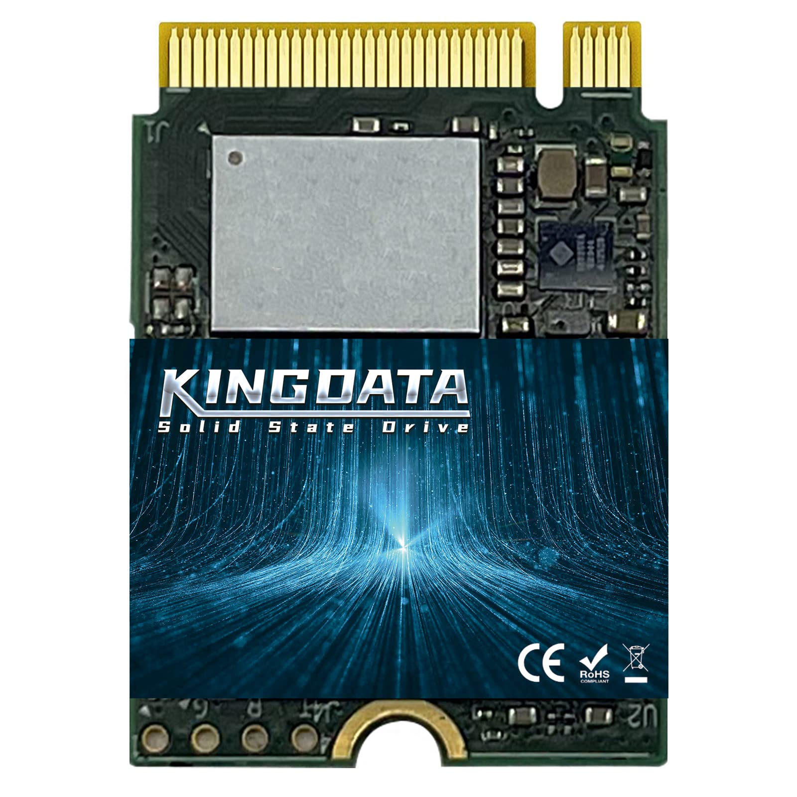 KINGDATA SSD M.2 2230 512GB NVMe PCIe Gen 4.0x4 30mm 内蔵ゲーミングSSD Steam Deck Microsoft Surface Pro 7/pro 8+/pro X/laptop3/laptop4 |湖南オンライン
