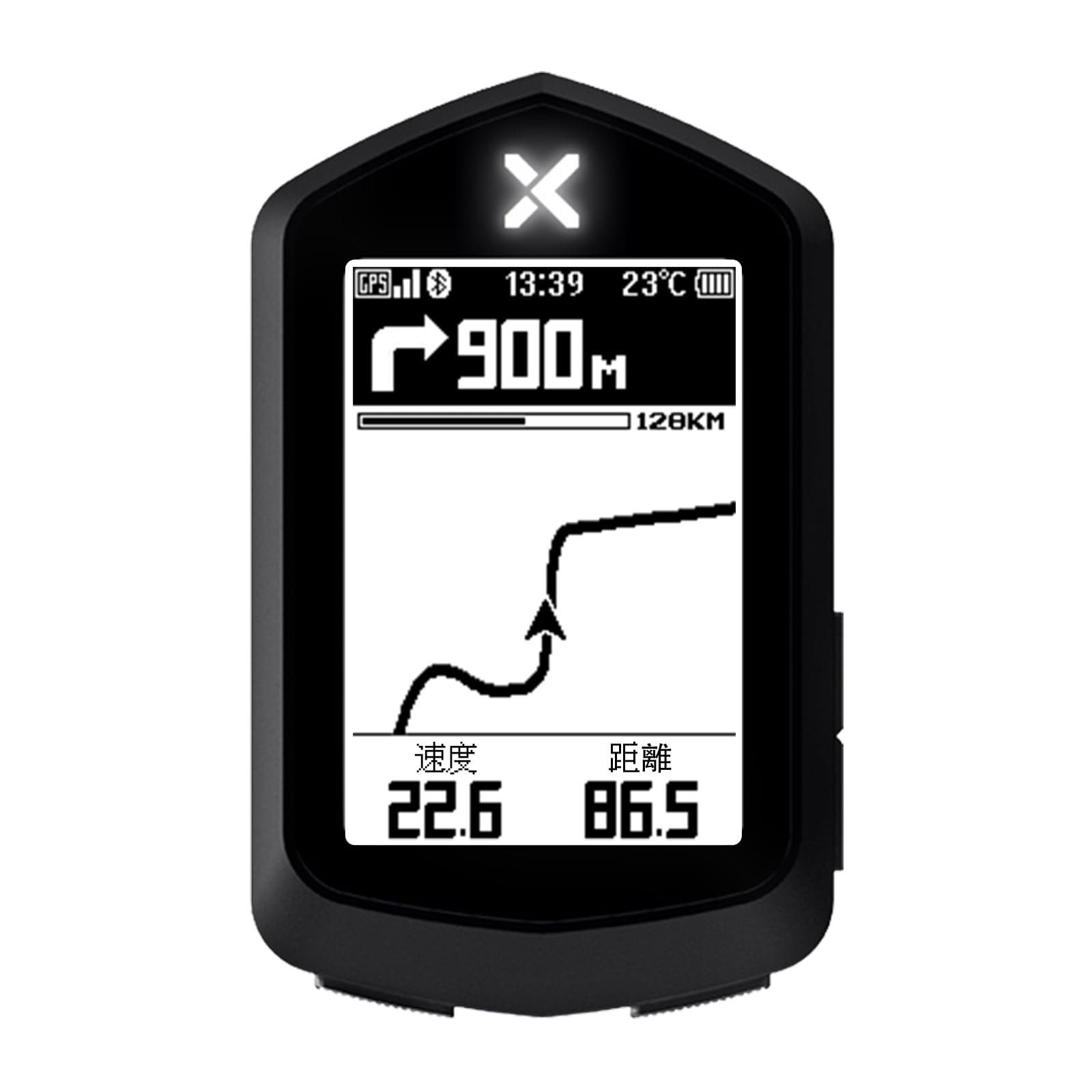 XOSS NAV サイクルコンピュータ GPS サイコン ナビゲーション 2.4インチ データカスタマイズ 最大33時間 IPX7防水 Type-C Bluetooth5.0 ANT＋対応日本語取扱説明書…