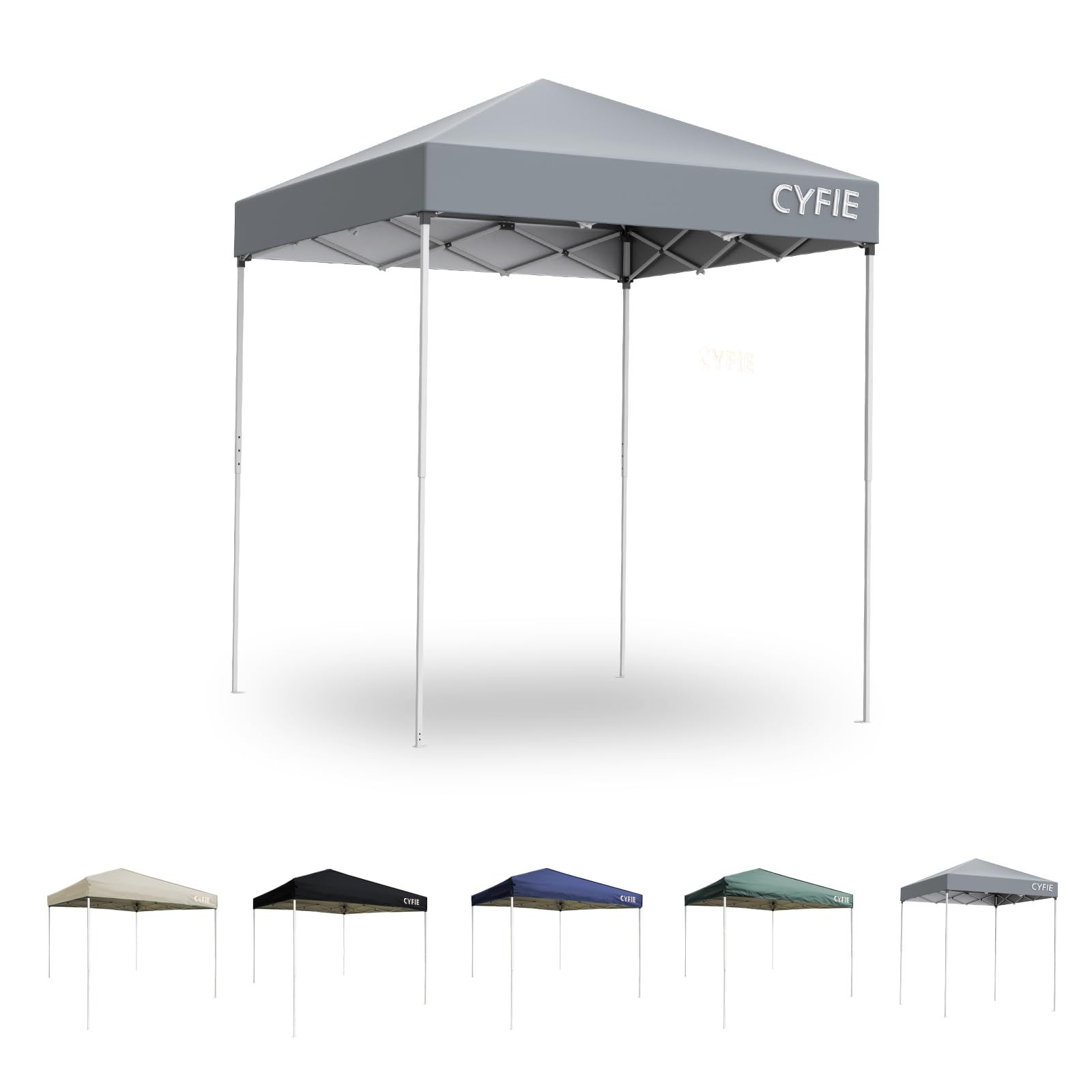 CYFIE タープテント 3m×3m 遮熱 遮光 UVカット耐水 防風 ワンタッチ設営 3段階調節 コンパクト収納 イベントテント 運動会 業務用 祭り 屋台 アウトドア用 スチールフレーム 錆び防止 設営説明書付属 収納袋付き キャンプ バーベキュー 日|湖南オンライン