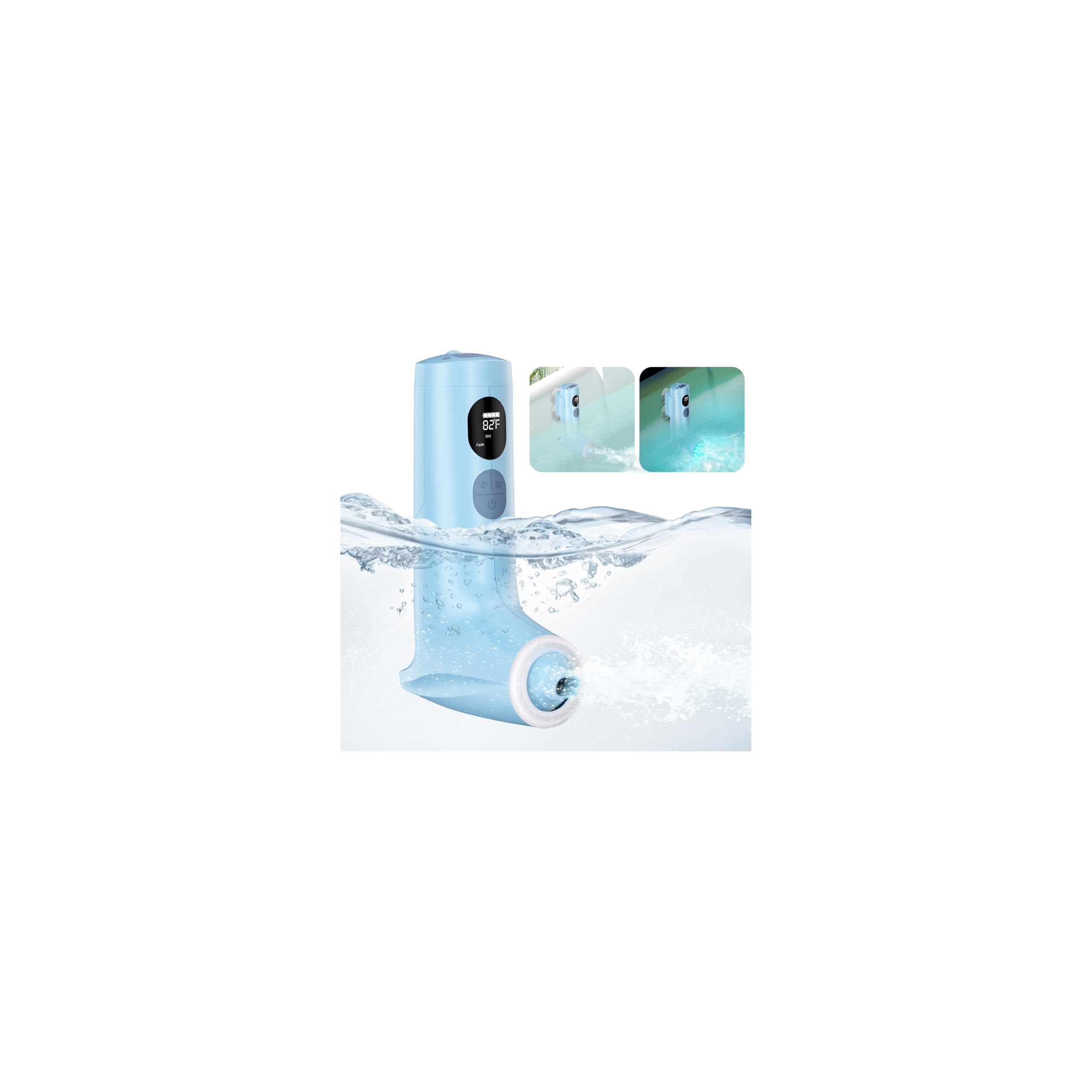 Bath Jet Spa 入浴剤/バスボール 泡立ち機器 泡風呂メーカー 充電式 工事不要 2段階速度調整 ・デ一ケア 体リラックス LEDライト お風呂 自宅 浴槽 バスタプ用 家庭用 コ-ドレ IP67防水 プル一｜湖南オンライン 15,063円