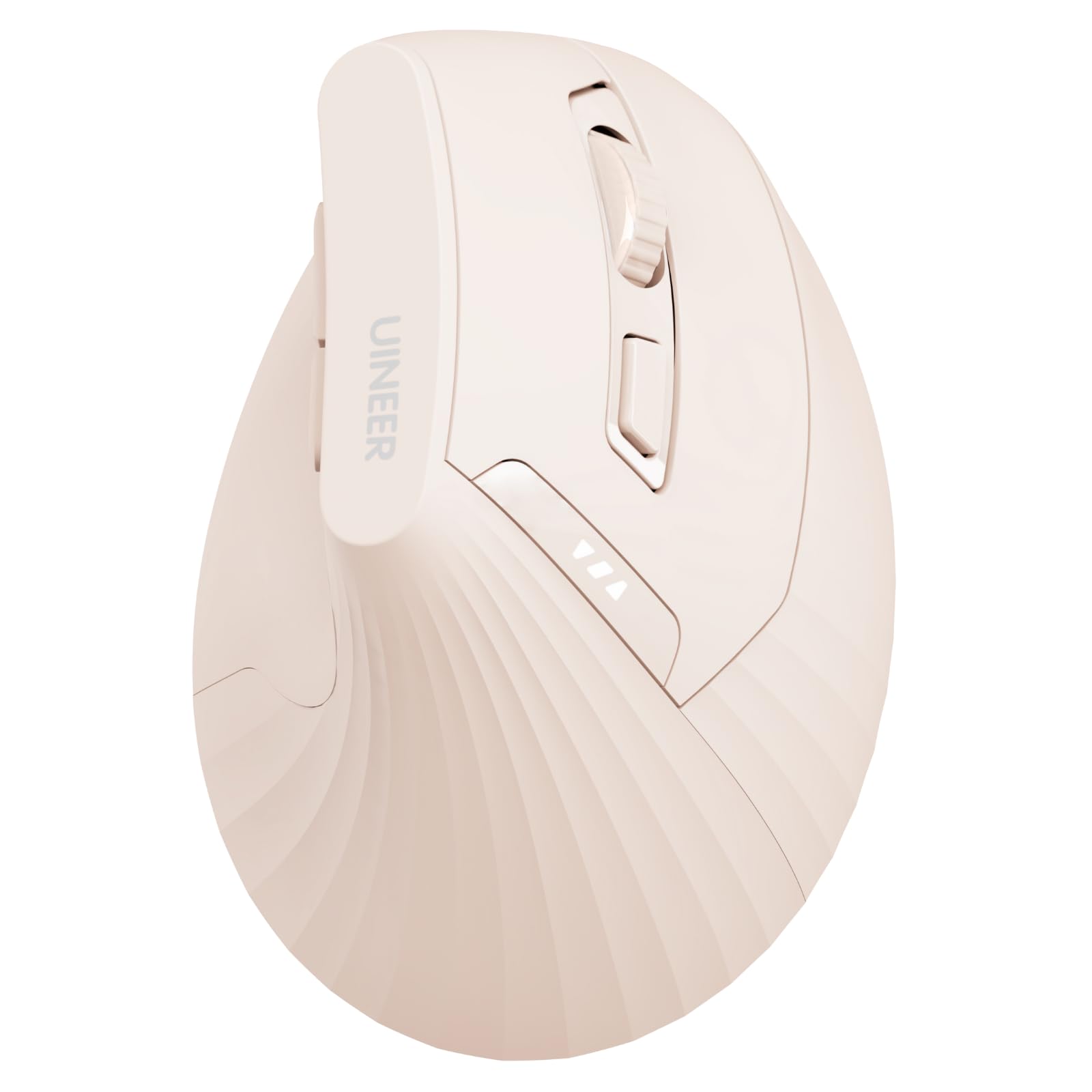 縦型マウス - ワイヤレス充電式 bluetooth マウス、エルゴノミクスマウス、Bluetooth 5.0/4.0 & 2.4GHz 切替対応、電池残量表示、長時間使用疲れないワイヤレスマウス、オフィス在宅両用