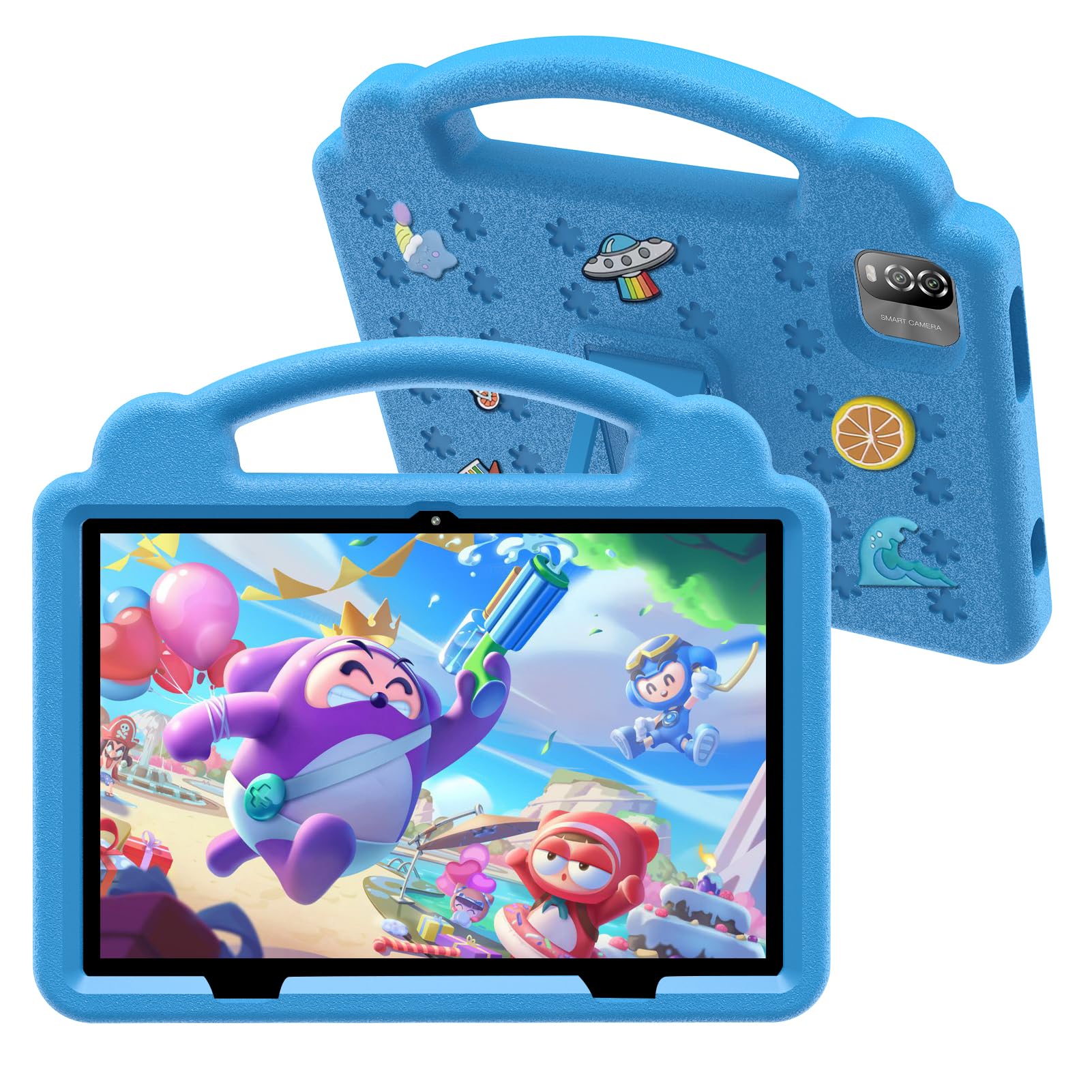 PRITOM プリトム キッズタブレット 10インチ Android15 YouTube Kids&Google キッズスペース対応 GMS認証 利用時間制限 落下防止 3GB RAM+64GB ROM 1280*800 IPS ディスプレイ 6000mA|湖南オンライン