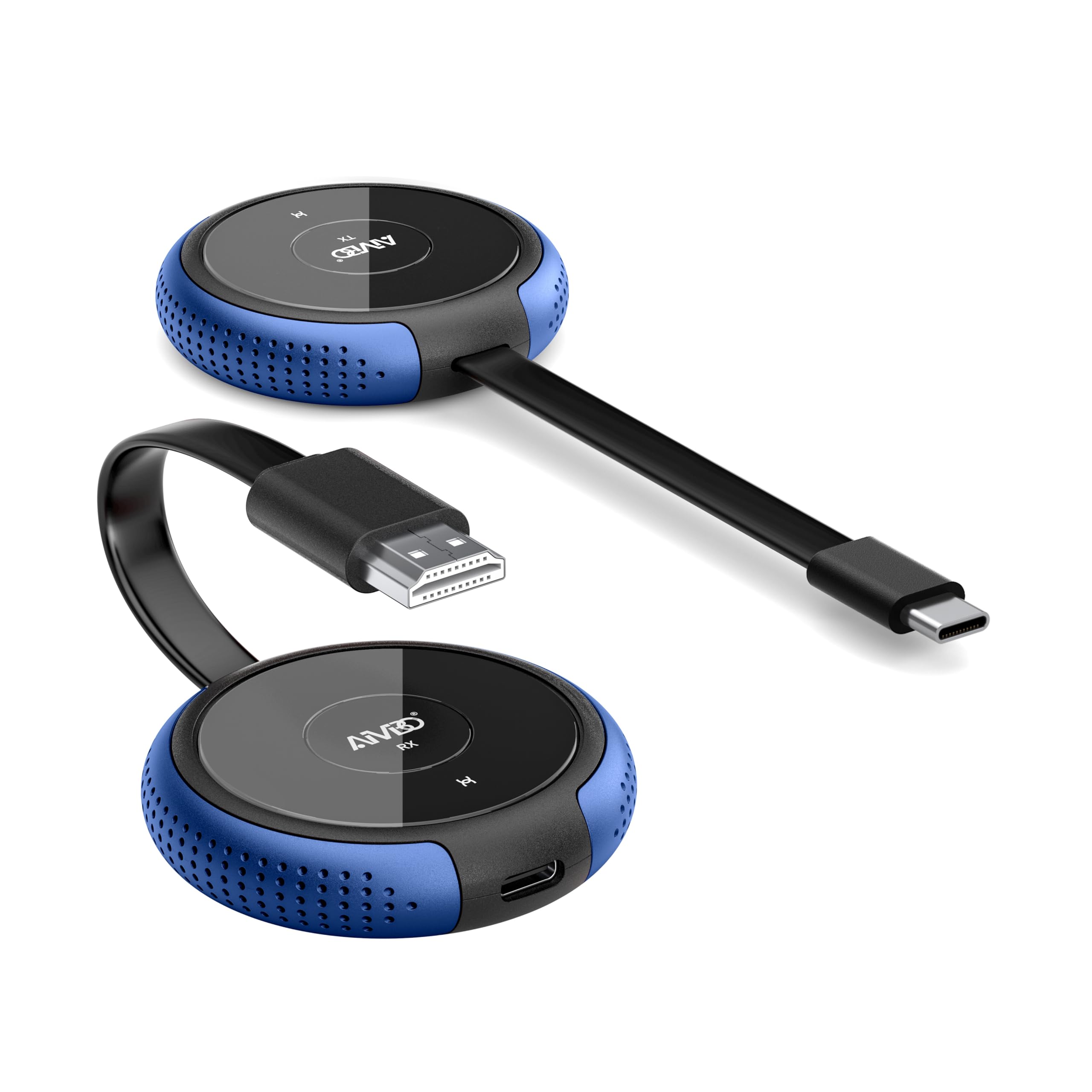 AIMIBO ワイヤレスHDMI USB-C送信機とHDMI受信機セット 2.4/5G 30M安定転送距離 レシーバー トランスミッター PC、Sur-face、i-Pad、i-Phone 15/16/17、TVボックス、カメラ ワイヤレスusb-c to