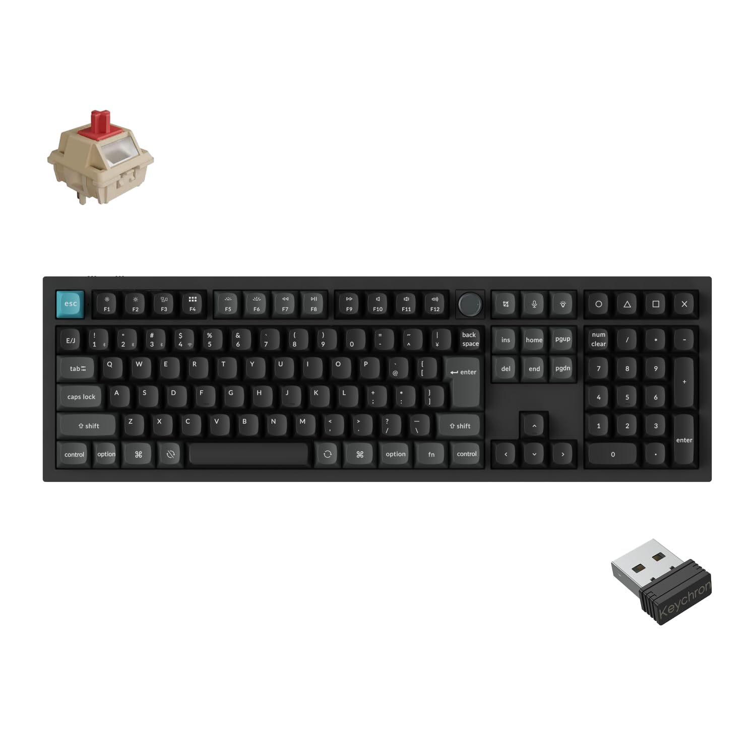 【国内正規品】Keychron Q6 Ultra 8K 100% メカニカルキーボード 8000Hzポーリングレート 2.4GHz/Bluetooth/有線対応 CNCアルミ筐体 ホットスワップ対応 OSAダブルショットPBTキーキャップ RGBバックライ｜湖南オンライン