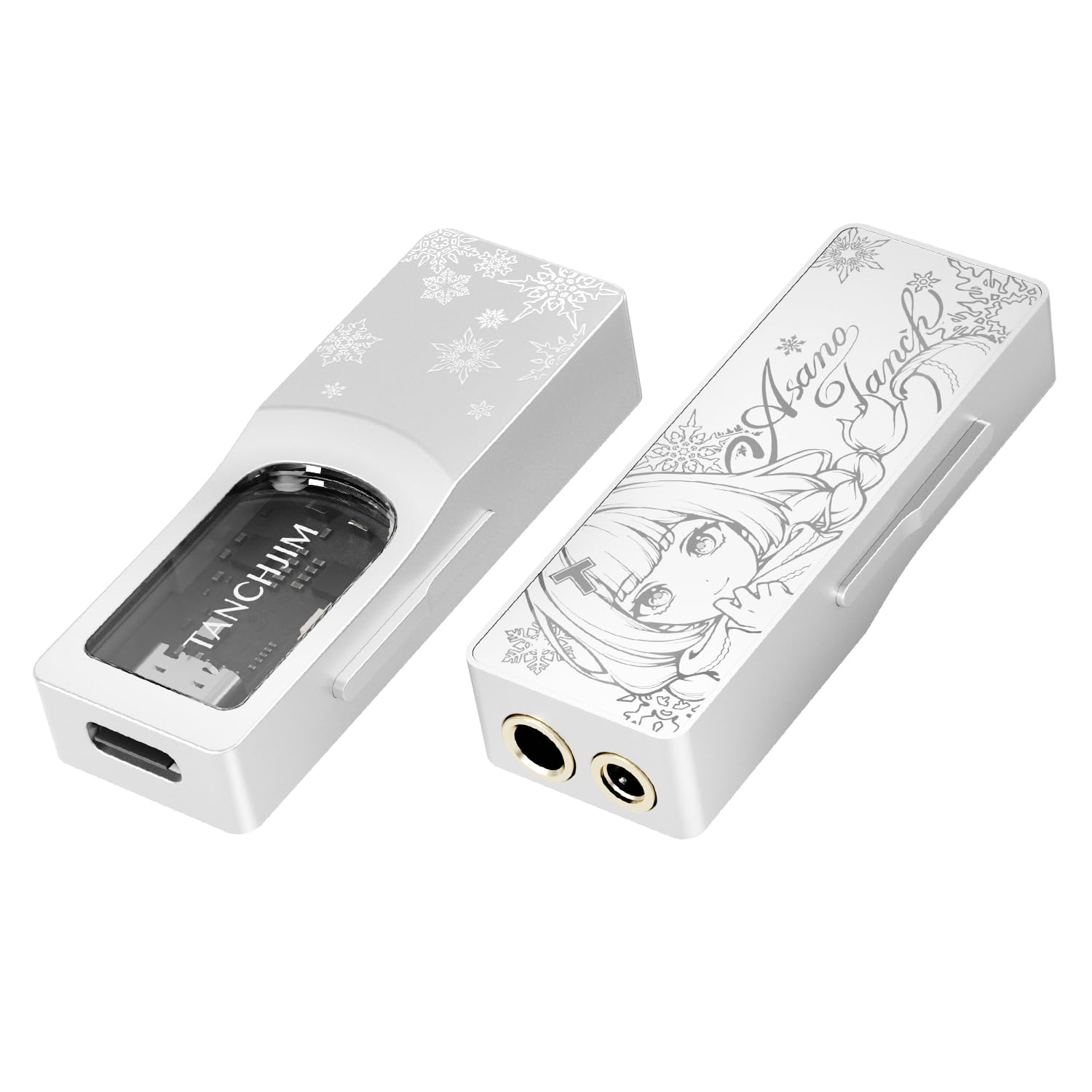 TANCHJIM SPACE PRO ヘッドホンアンプ|デュアルDS43198 DAC+独立オペアンプ搭載|618mW@26Ω 高出力ポータブルUSB DAC|ゲーム&オーディオ対応|マイク入力対応|バーチャル5.1/7.1chサラウンド|3.5mm / |湖南オンライン