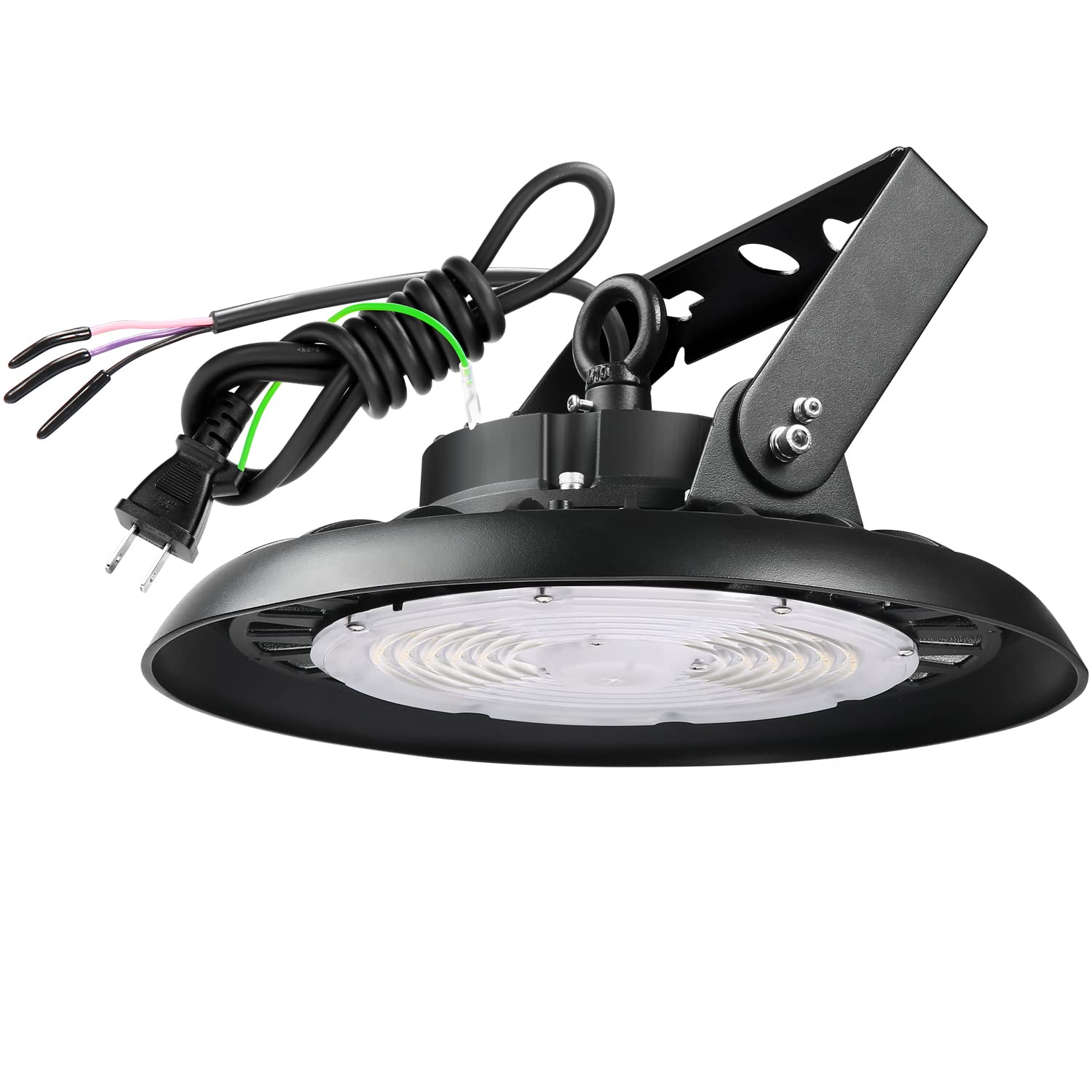 LED高天井灯 250W LED高天井照明 昼白色5000K 0-10V調光機能(調光器別) [1.5M配線プラグ付] AC100-277V 35000LM(2000W水銀灯相当）[5年保証] UFO型LEDハイベイライト IP65防水防塵 LED投光器
