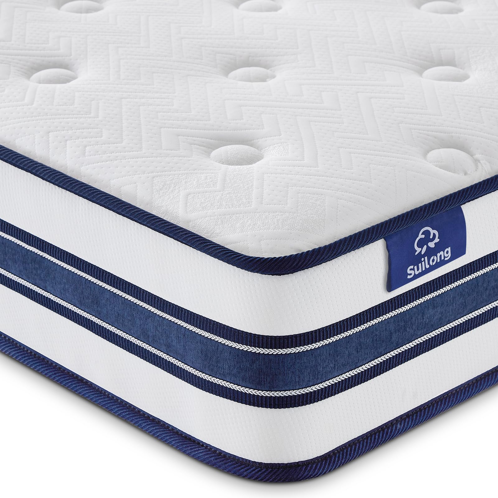 楽天市場】SuiLong マットレス シングル ポケットコイル 極厚25cm 高