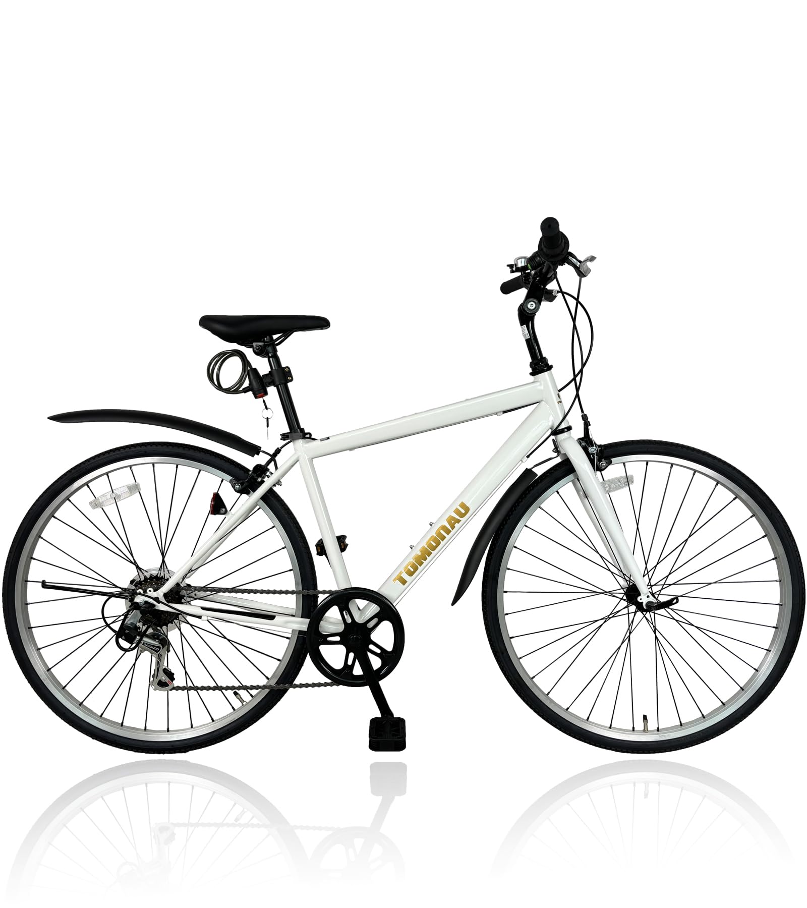 楽天市場】TOMONAUクロスバイク自転車700C(約27インチ)21段変速