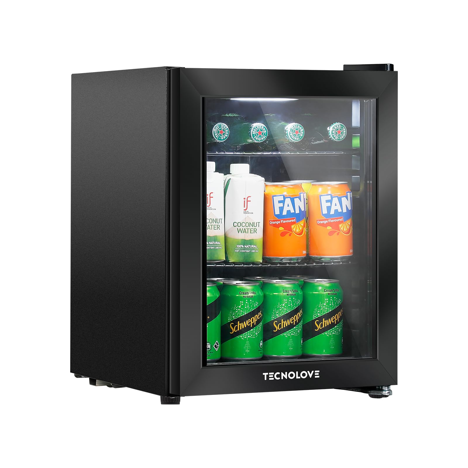 楽天市場】Tecnolove タッチパネル調温 冷蔵庫 46L コンプレッサー式 0