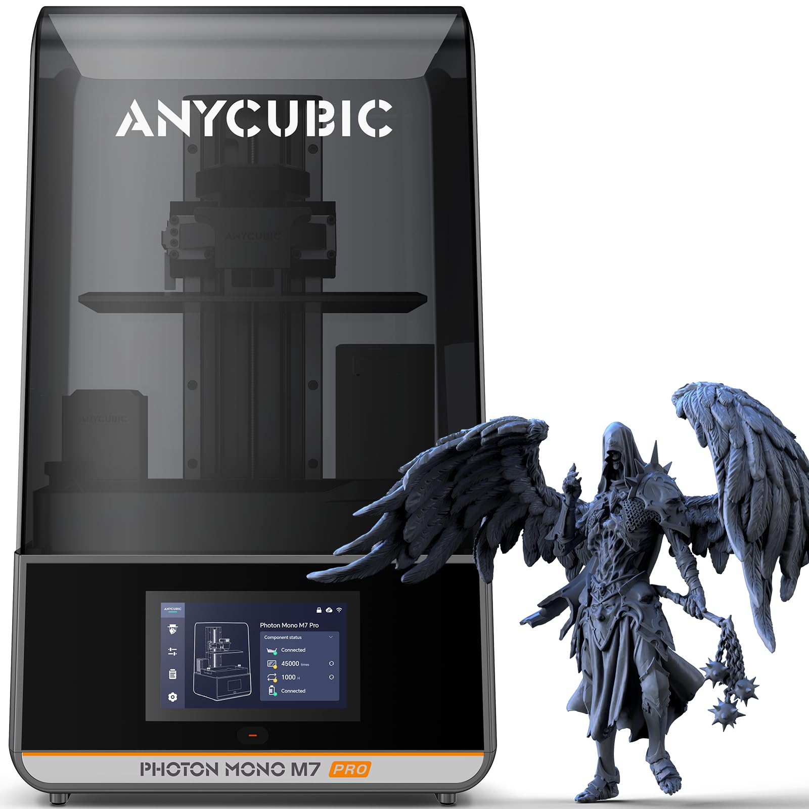 ANYCUBIC Photon Mono M7 Pro 3Dプリンター 光造形、170mm/h超高速印刷、14K高精細LCD、最新LighTurbo 3.0搭載、レジン自動供給機能、インテリジェント印刷システム、大型光造形印刷サイズ223*126*230m|湖南オンライン