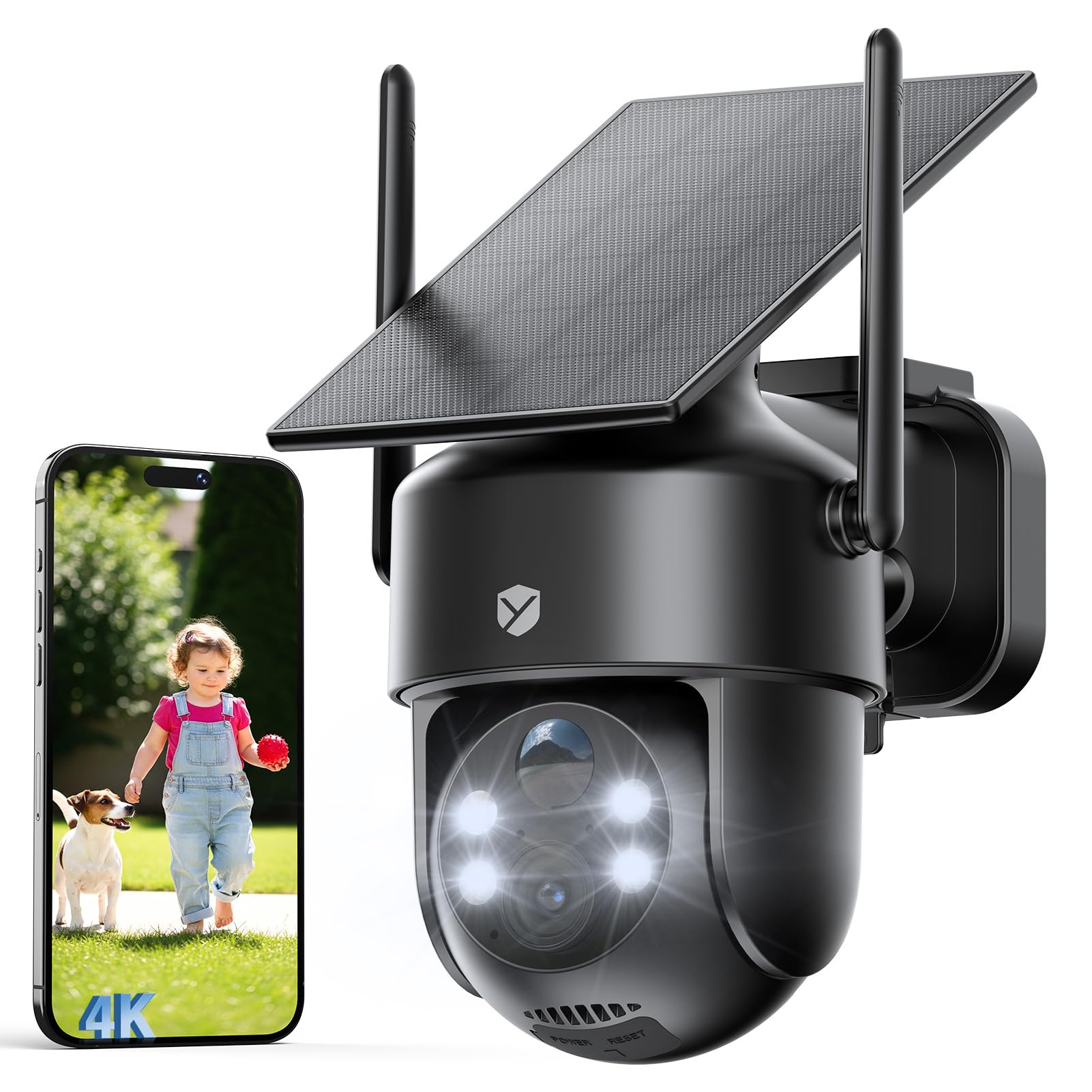 楽天市場】【業界最新・800万・ソーラー真一体型・高効率充電】防犯