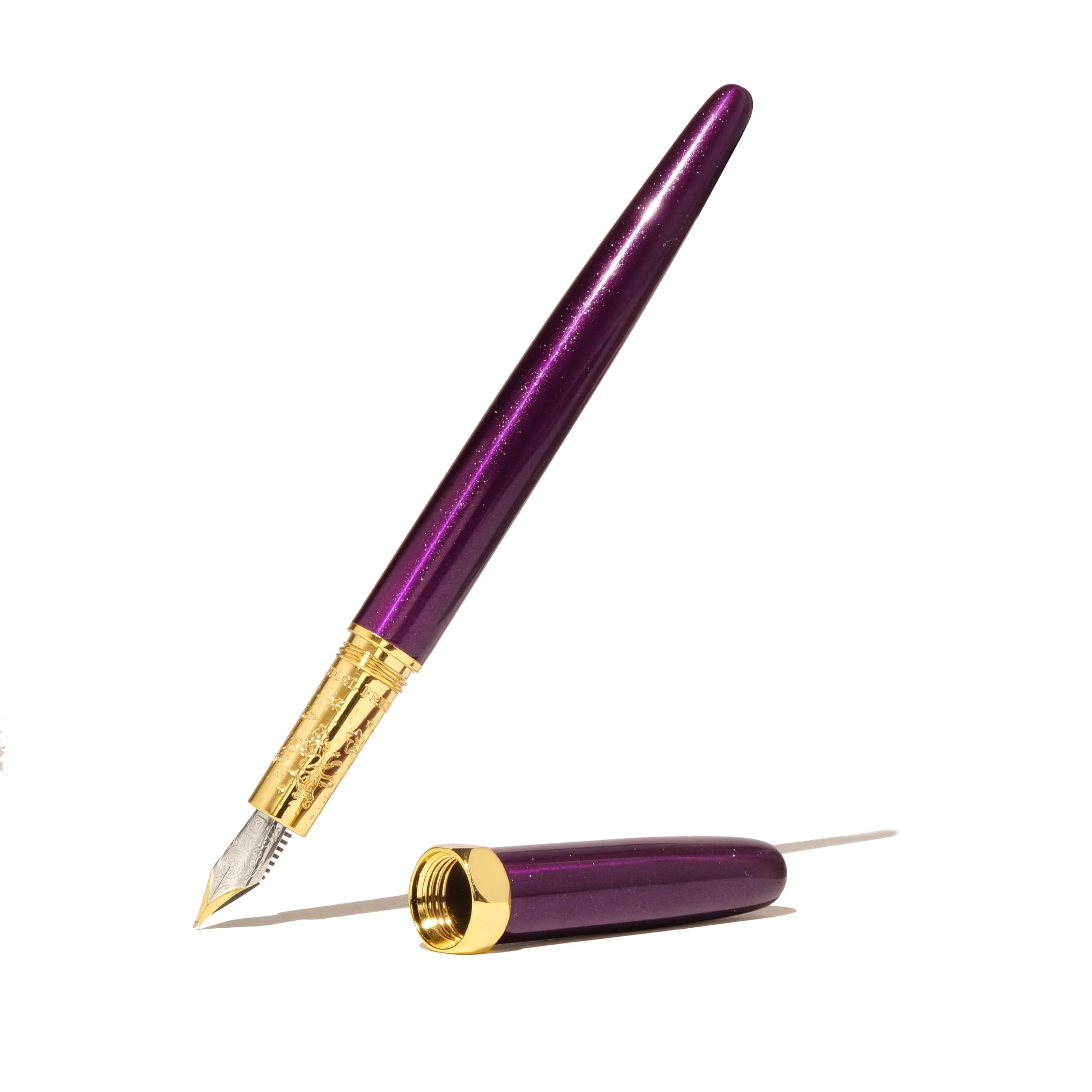Ferris Wheel Press, Bijou Fountain Pen, Whispers of Twilight, Double Gold Plated, Sapphire Lacquer Finish, Two-Tone Steel Nib, M 19,050円