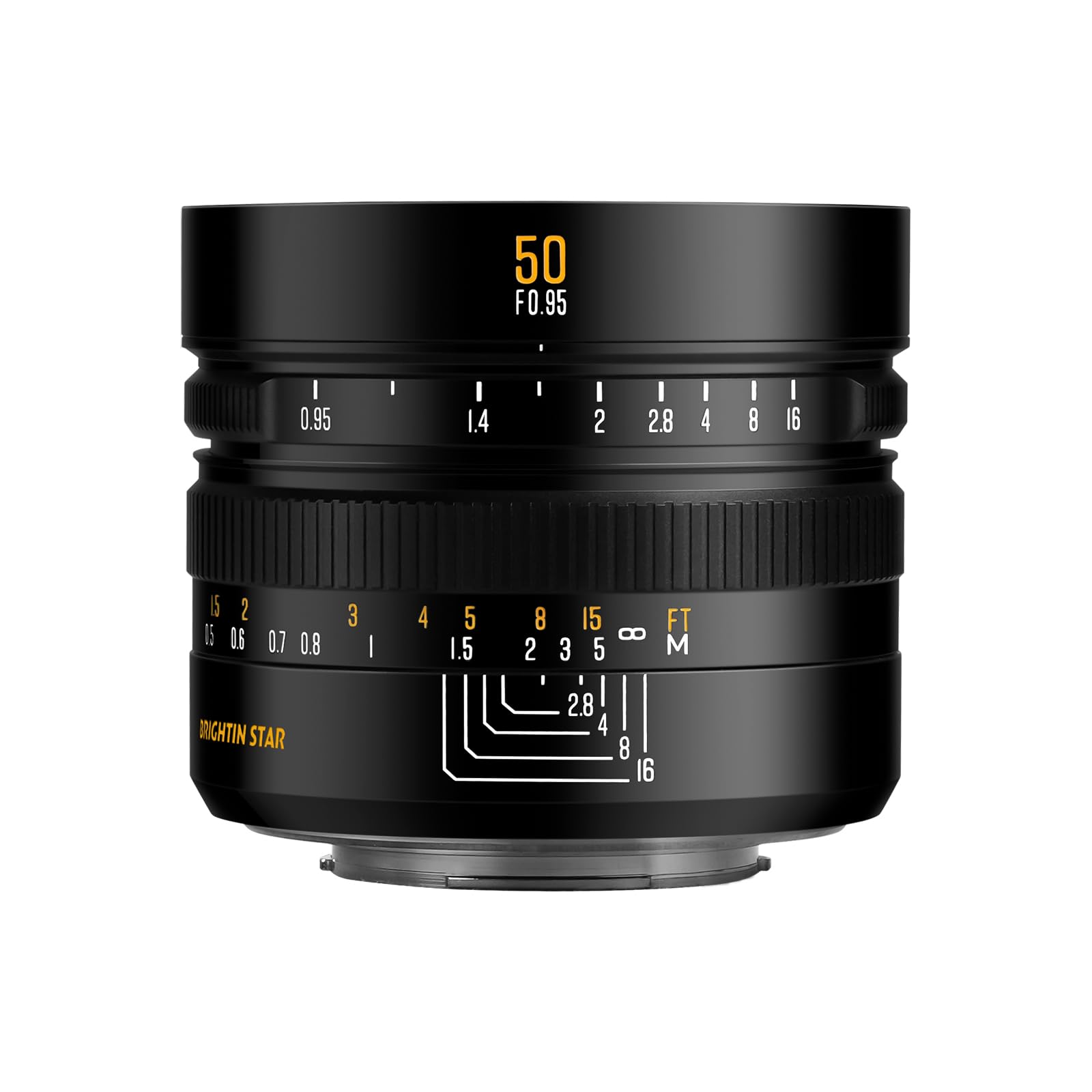 Brightin Star 50mm F0.95 大口径 標準レンズ MF 単焦点レンズ ソニー Eマウントに対応 APS-C ミラーレス用 ソニー カメラ A7/II/III/IV/SIII/C/RIII/RIV A6400 A6600 A6100 A6