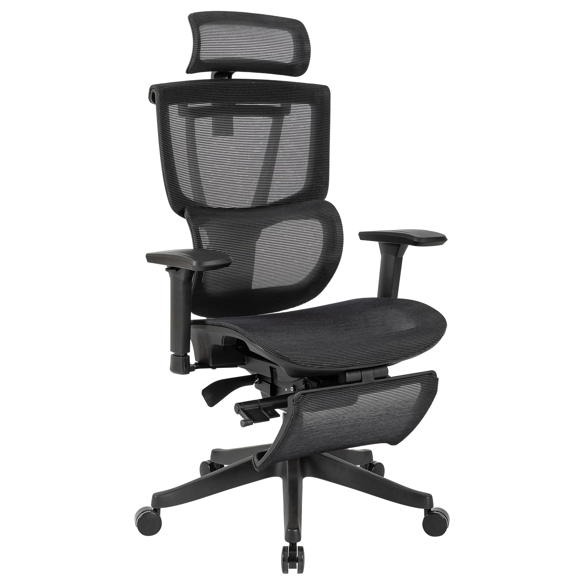 FLEXISPOT オフィスチェア デスクチェア C7 人間工学 エルゴノミクスチェア メッシュチェア 独立型ランバーサポート リクライニング可能 シンクロロッキング 無段階固定 前傾チルト機能 座面奥行調節 360度回転可能なアームレスト 2Dヘッドレス
