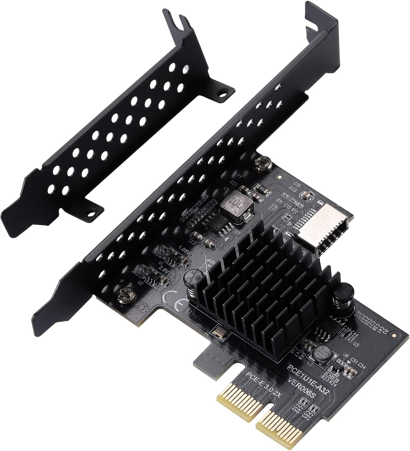 YABOANG YABOANG USB3.1 GEN 2 eタイプ 拡張カード、usb3.1増設ボード PCI エクスプレス 3.0、pcie usb、PCS サポート PCIE X2 X4 X8 X16 ASM3142 usbカード