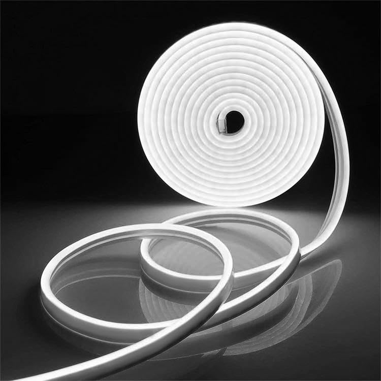 100V-2025新開発LEDテープライトEL蛍光チューブ管 120SMD/M 防水配線不要 プラグアンドプレイ 切断可能, クリスマス装飾 ネオンサイン明るい .(10メートル)