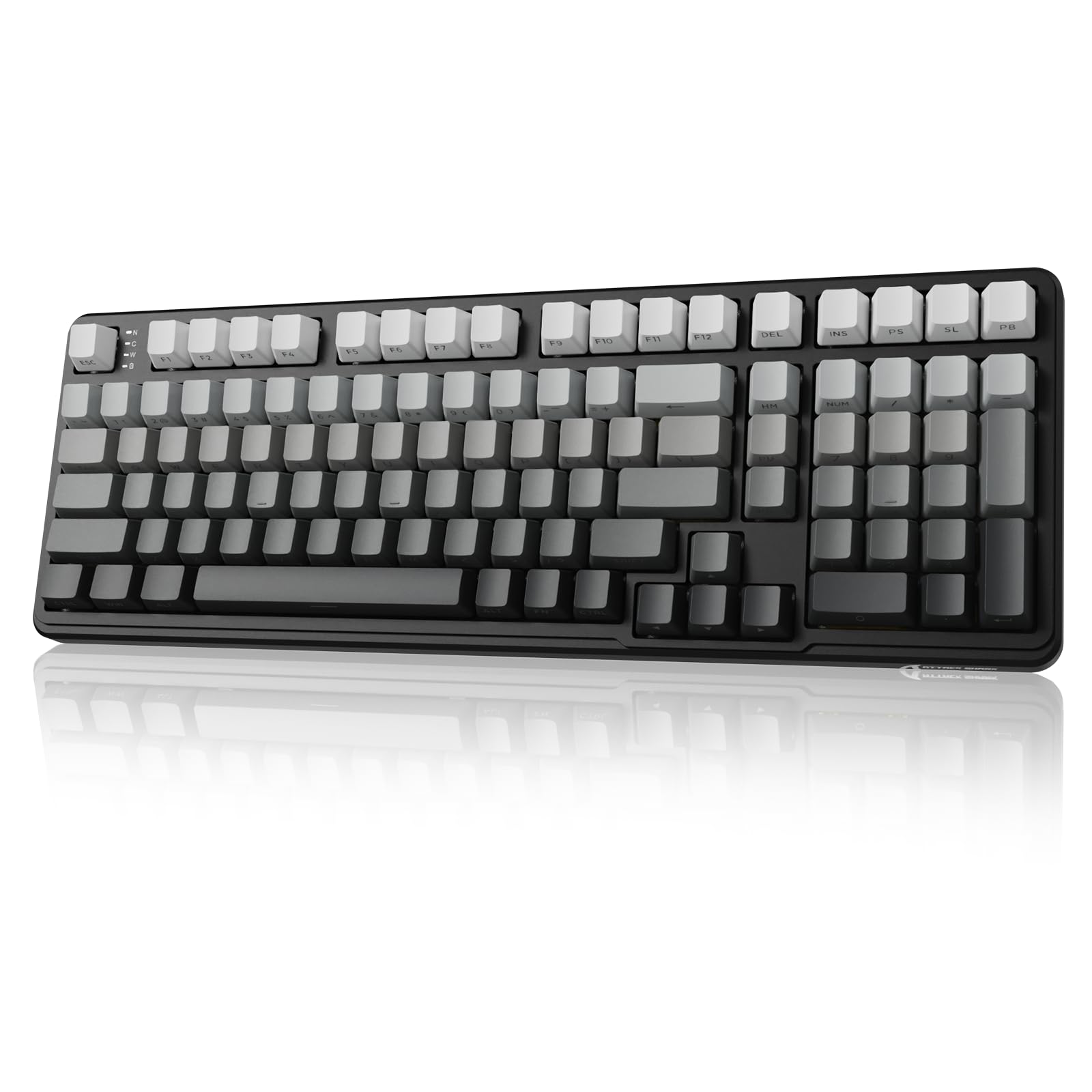 ATTACK SHARK×MAMBASNAKE X98 ゲーミングキーボード ワイヤレスキーボード キーボード bluetooth ワイヤレス 無線 ブルーベリースイッチ カスタマイズ リニア HIFI ガスケットマウント サイド刻印彫刻PBTキーキャップ