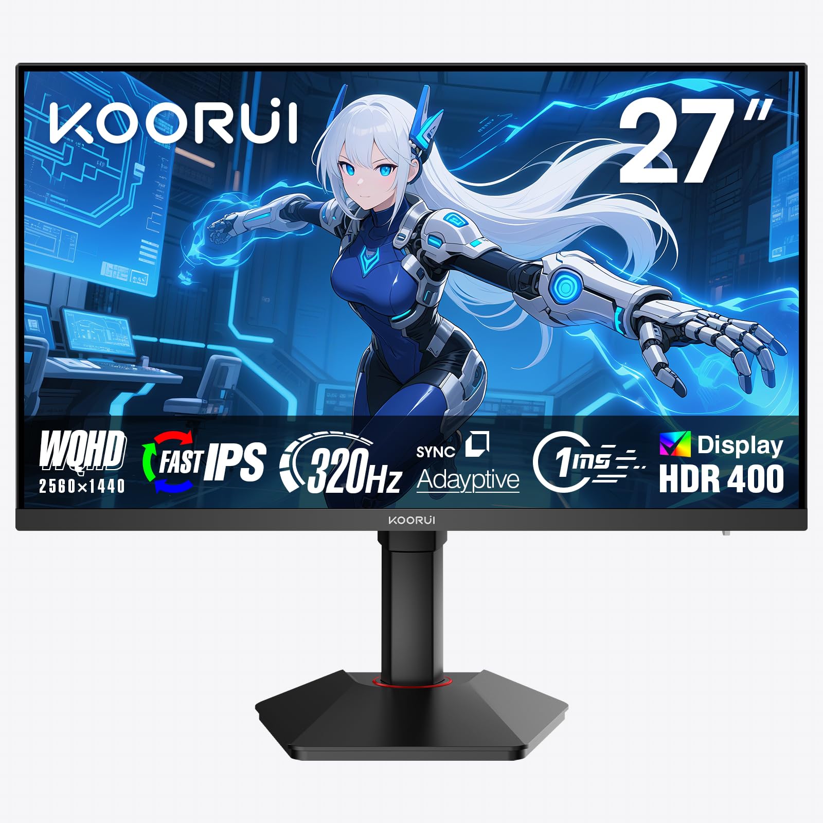 楽天市場】KOORUI モニター 27N1A 27インチモニター ディスプレイ PC