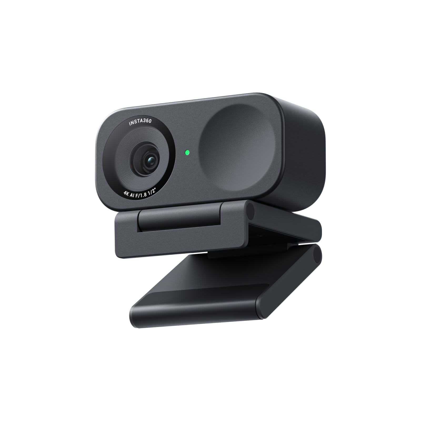 Insta360 Link 2C 通常版 グラフィックブラック - PC/Mac 用 4K ウェブカメラ、1/2 インチセンサー、自動フレーミング、HDR、AI ノイズキャンセリング マイク、配信やビデオ通話、ゲーム配信に役立つジェスチャー操作、Zoom、