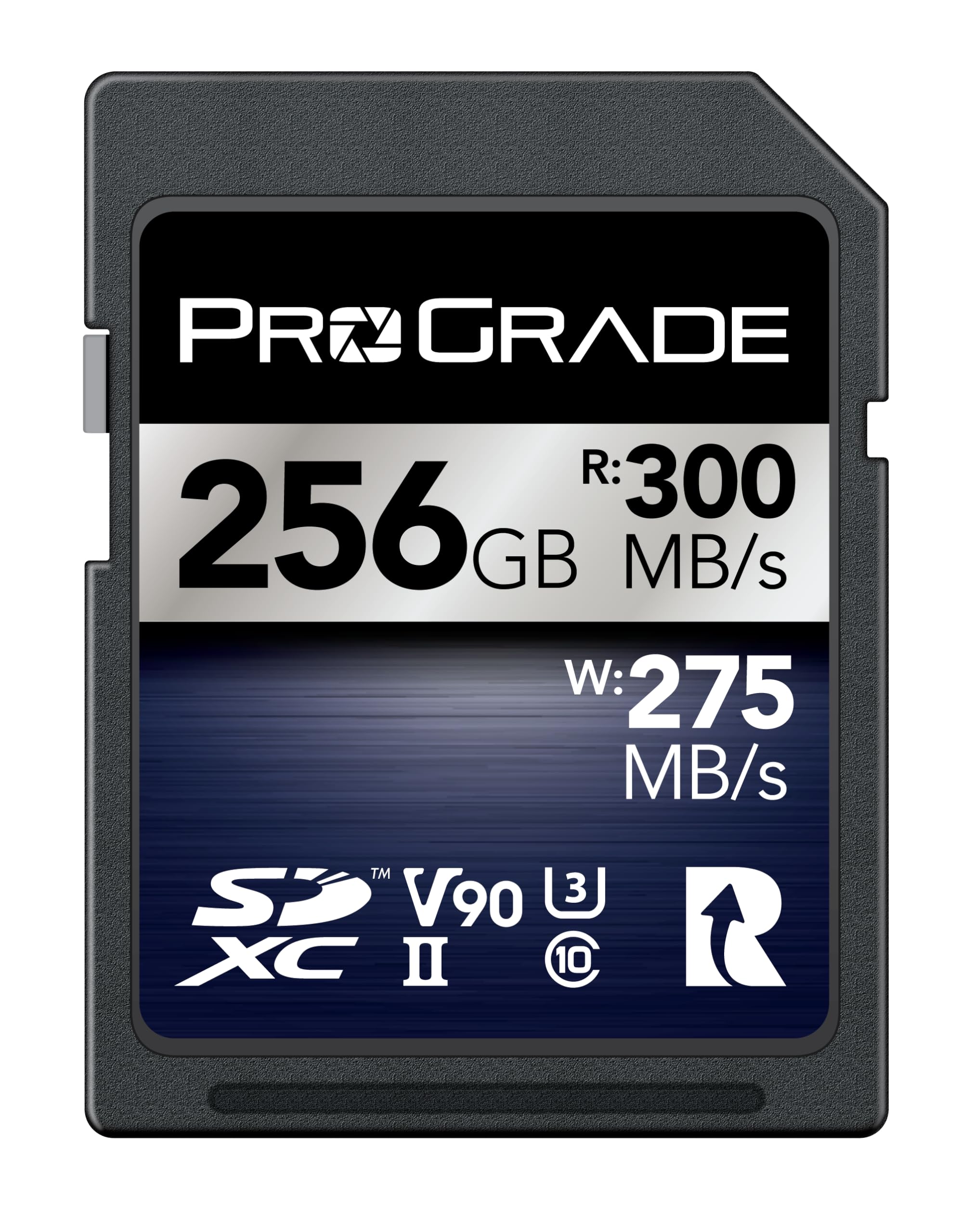 ProGrade Digital SDXC UHS-II V90 IRIDIUM 256GB メモリーカード (最大読込300MB/s 最大書込275MB/s) プログレードデジタル 正規輸入品