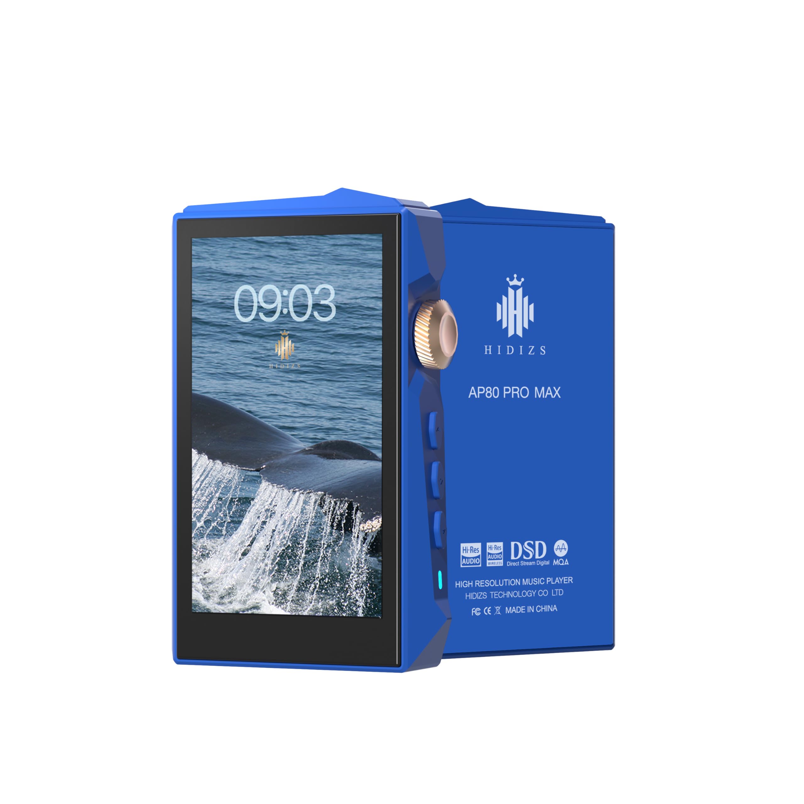 Hidizs AP80 PRO MAX MP3 プレーヤー Bluetooth 5.1 2.4G WiFi ハイレゾストリーミング再生 DLNA & AirPlay ワイヤレス MQA 16X ネイティブDSD256 & 32bit/384kHz PCM ｜湖南オンライン