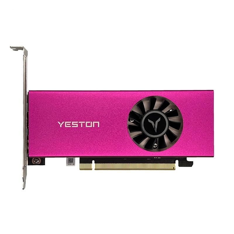 Yeston GeForce RTX 3050 6GB GDDR6 LP ゲーミングPC用ビデオグラフィックカード ミニ小型フォームファクターSSF スリムロプロファイルデザイン（ハーフヒートシフター装備）