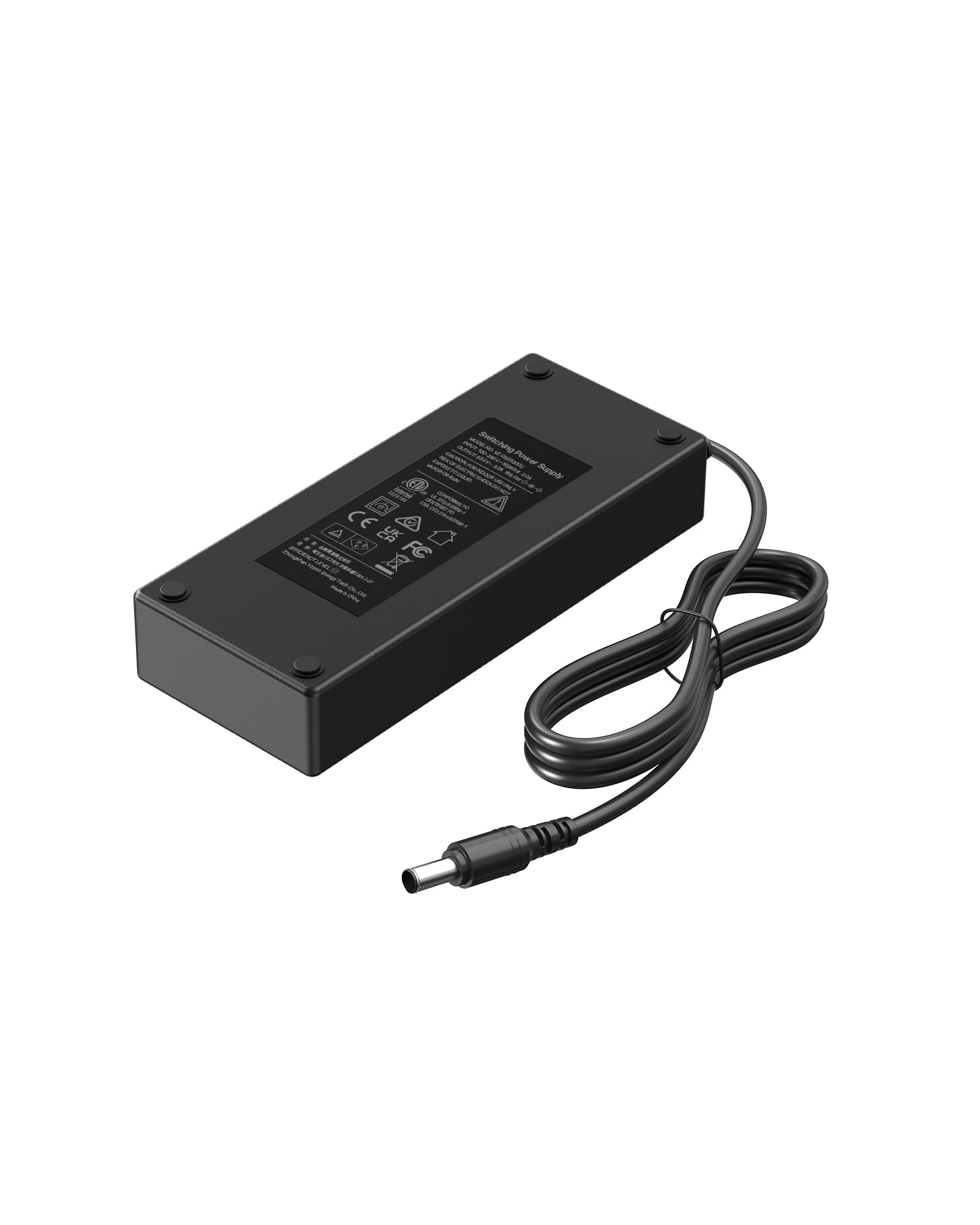 ZOSI 52V3A DC電源アダプター POE電源DCインターフェース最大出力156W 6.0mmx4.4mmx1.5mm 監視カメラ&レコーダー&セキュリティ監視システム&PoE スイッチなど用