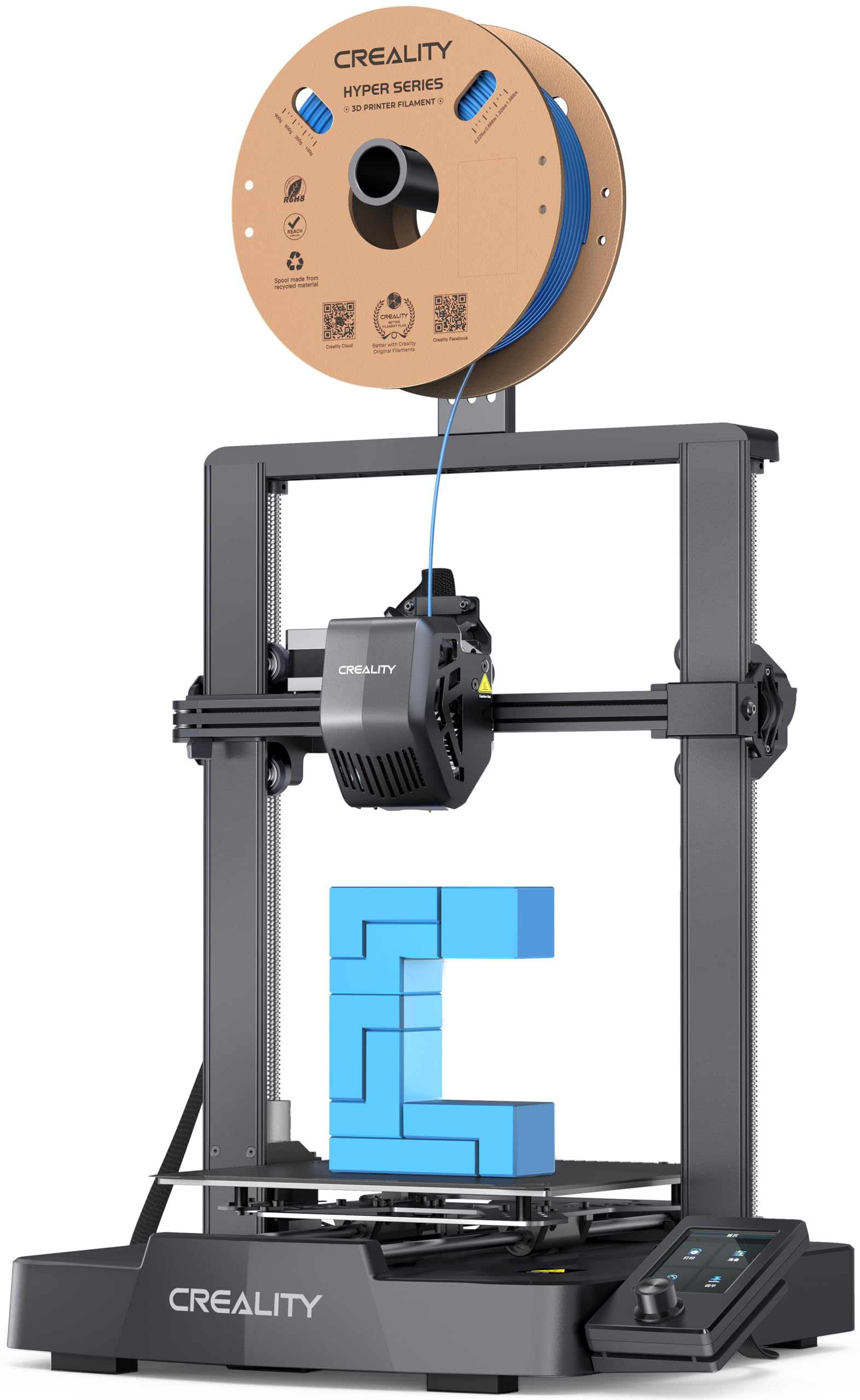 Creality Ender3 V3 SE 3dプリンター、250mm/s高速印刷 造形サイズ 220*220*250mm CR タッチ 自動レベリング スプライトダイレクト押出機付き 3Dプリンター デュアルZ軸＆Y軸 フィラメントローディング 停電復帰