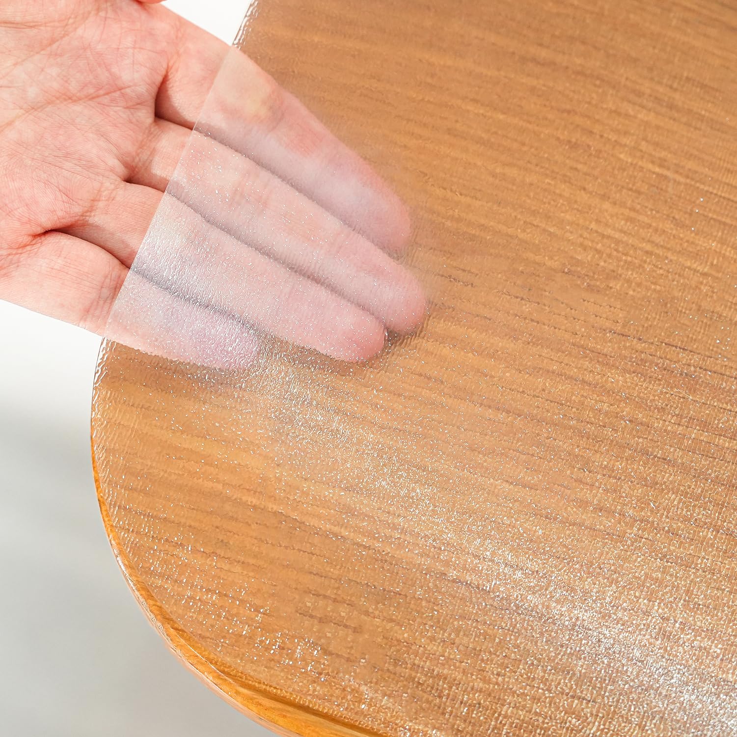 テーブルクロス 透明 85*180cm 厚さ2mm 矩形 PVC エンボス加工 矩形 テーブルカバー 防水 汚れ防止 撥水加工